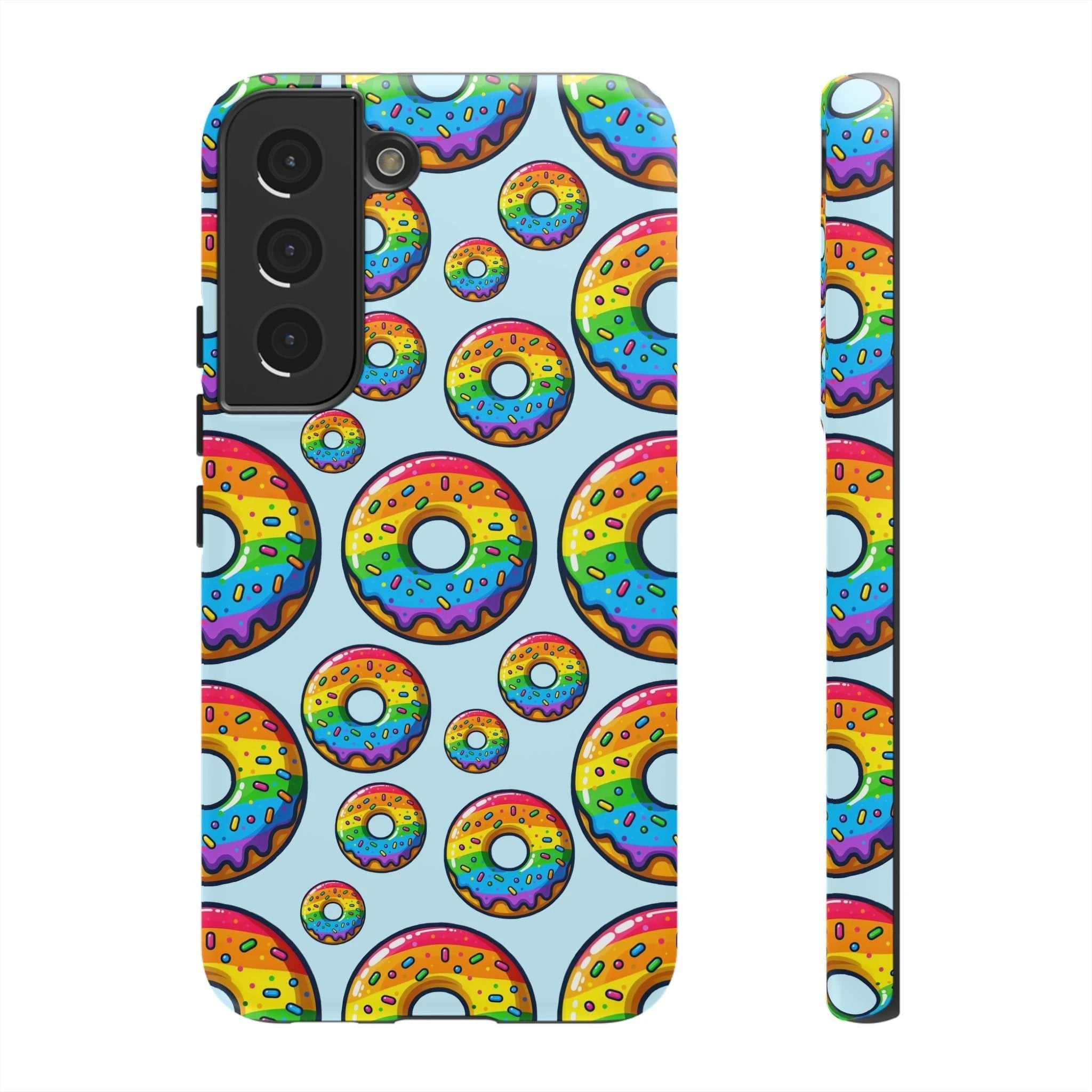 Bespattered Facade Rainbow Sprinkle Donut Tough Case by Bespattered Facade