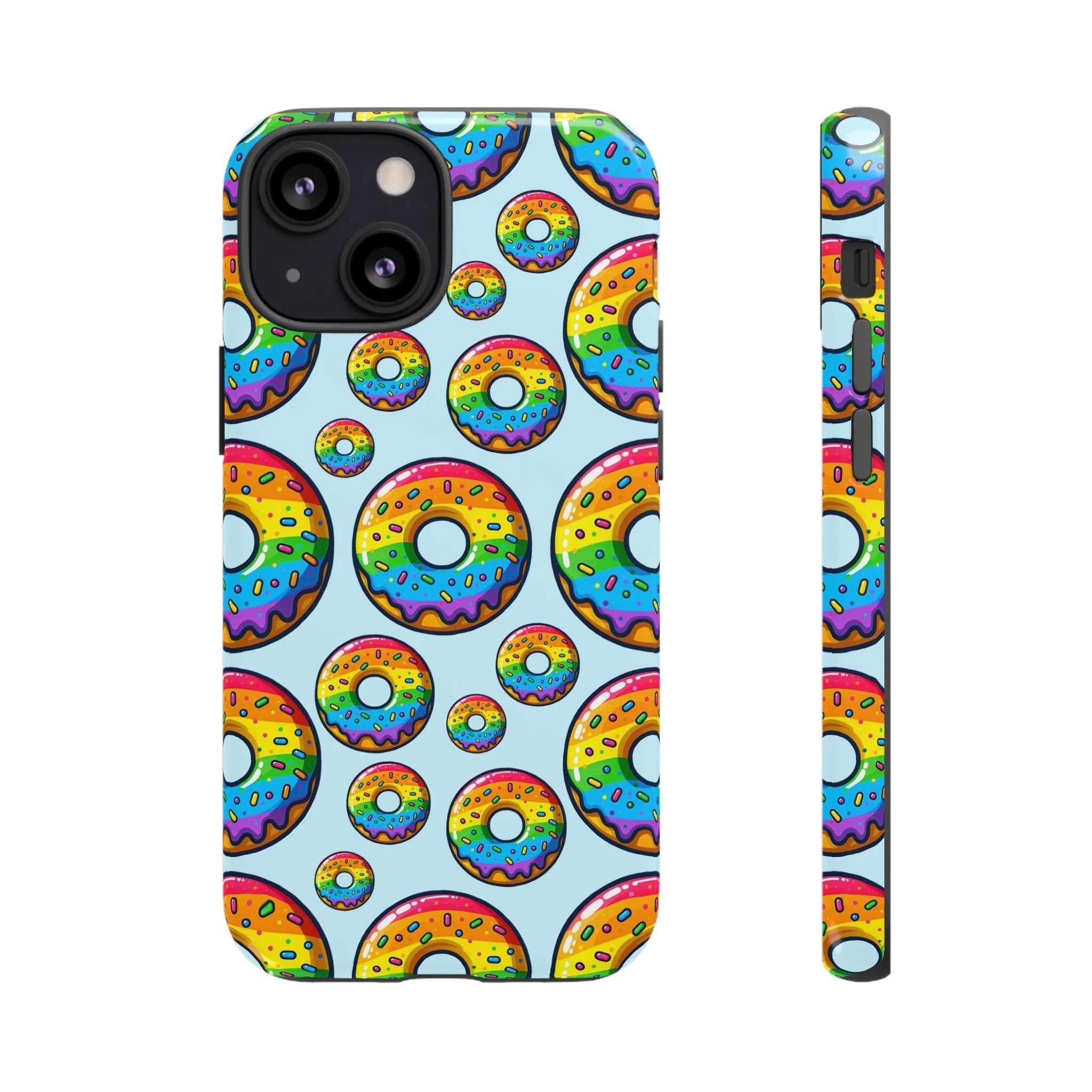 Bespattered Facade Rainbow Sprinkle Donut Tough Case by Bespattered Facade