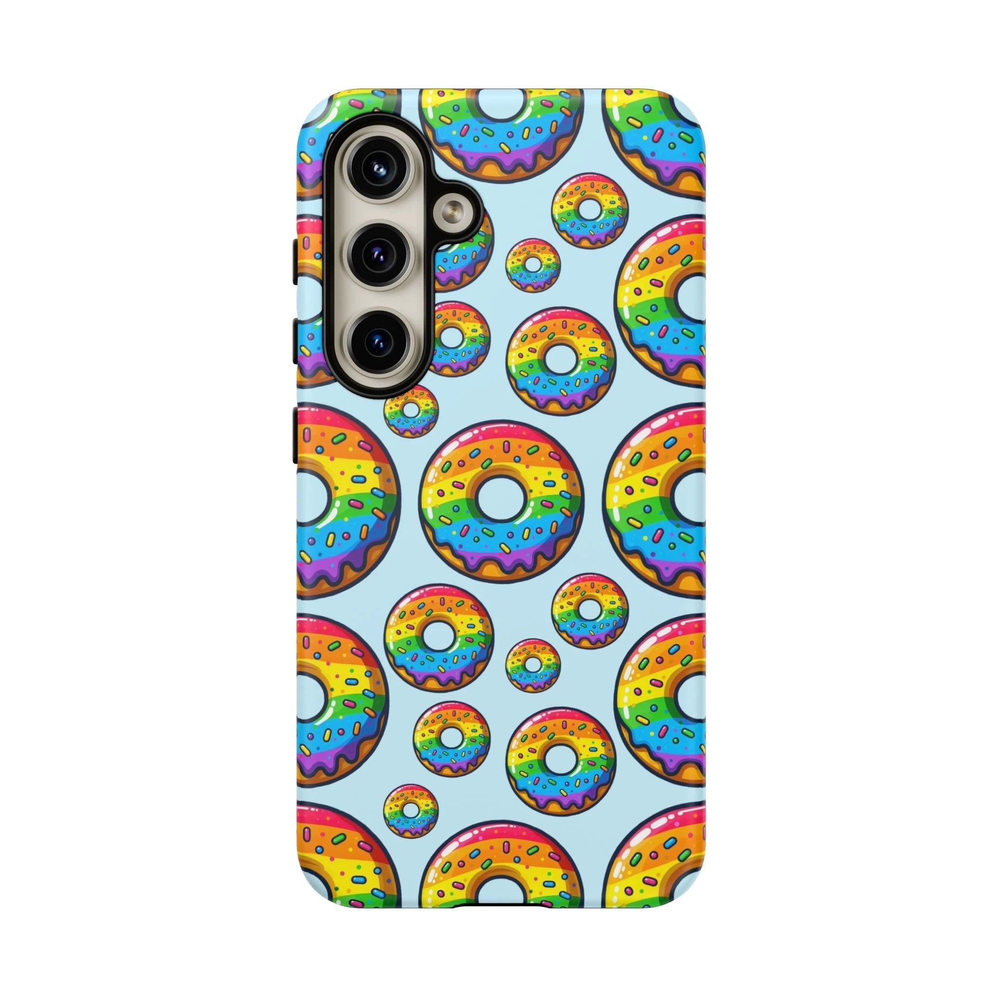 Bespattered Facade Rainbow Sprinkle Donut Tough Case by Bespattered Facade