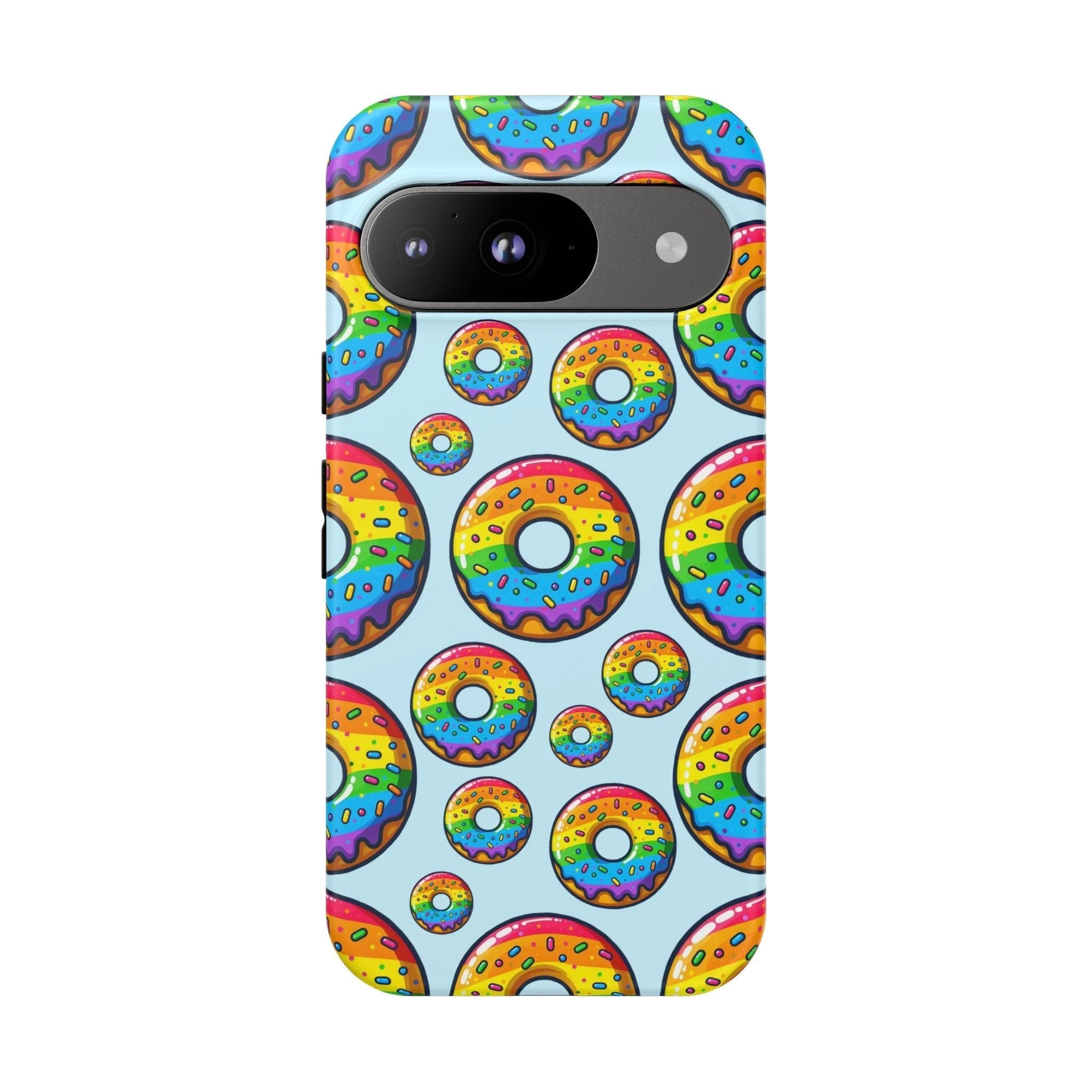 Bespattered Facade Rainbow Sprinkle Donut Tough Case by Bespattered Facade