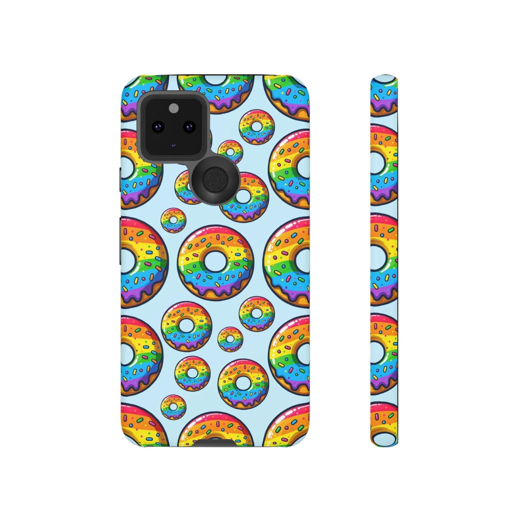 Bespattered Facade Rainbow Sprinkle Donut Tough Case by Bespattered Facade