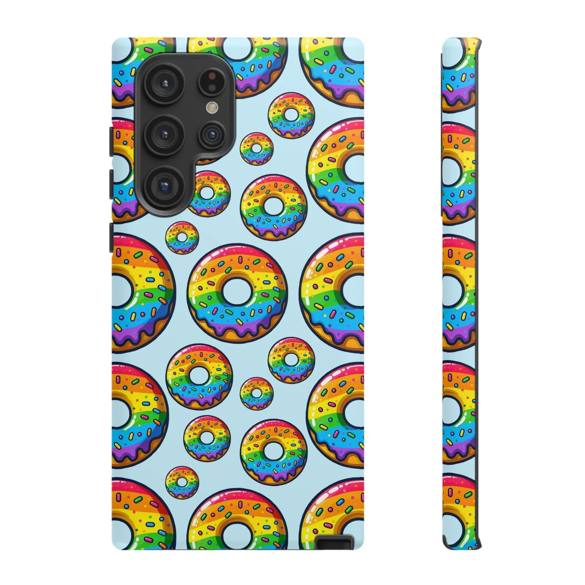 Bespattered Facade Rainbow Sprinkle Donut Tough Case by Bespattered Facade