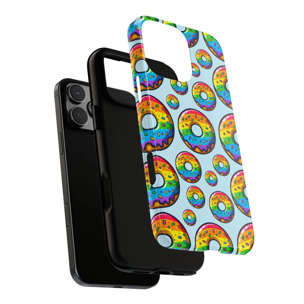 Bespattered Facade Rainbow Sprinkle Donut Tough Case by Bespattered Facade