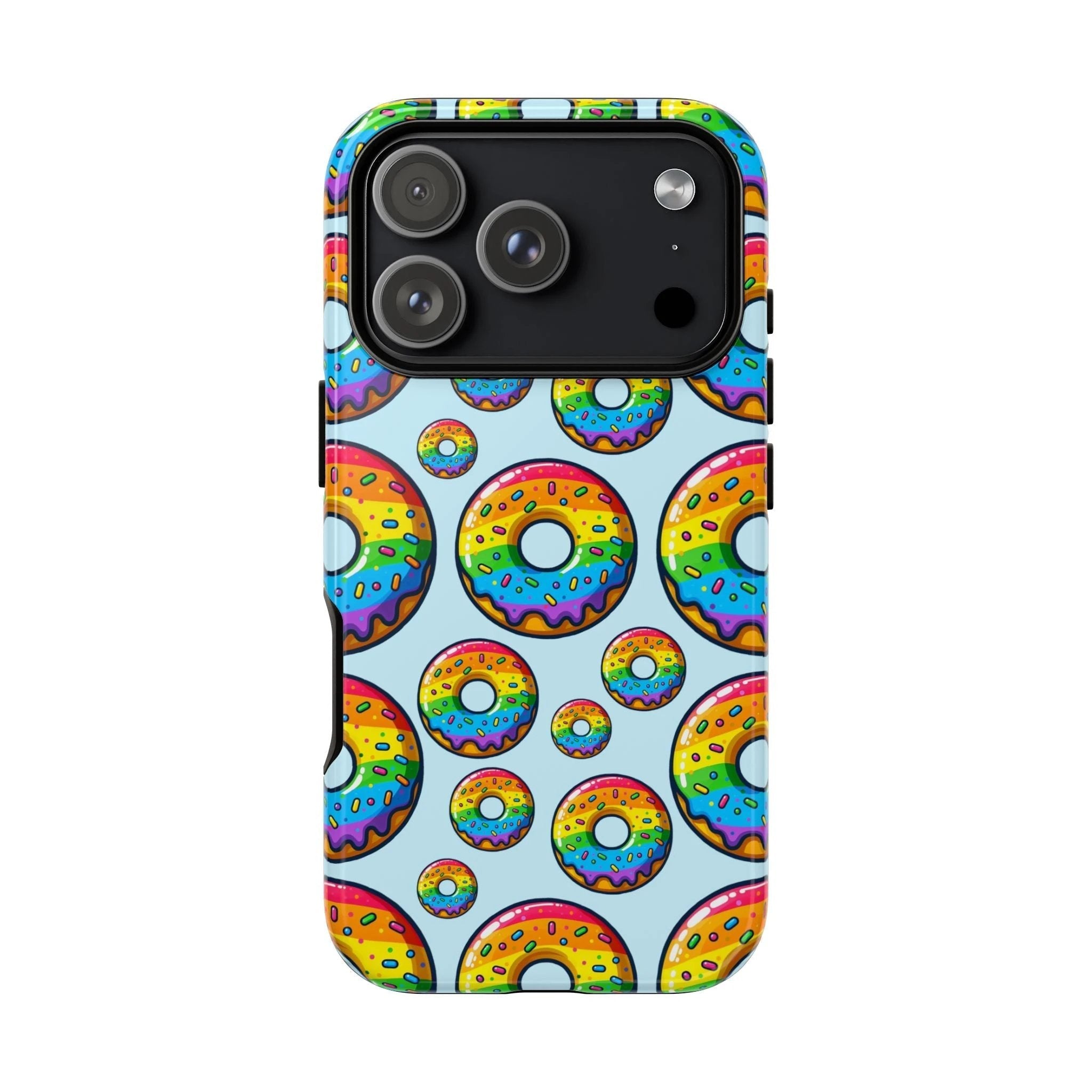 Bespattered Facade Rainbow Sprinkle Donut Tough Case by Bespattered Facade