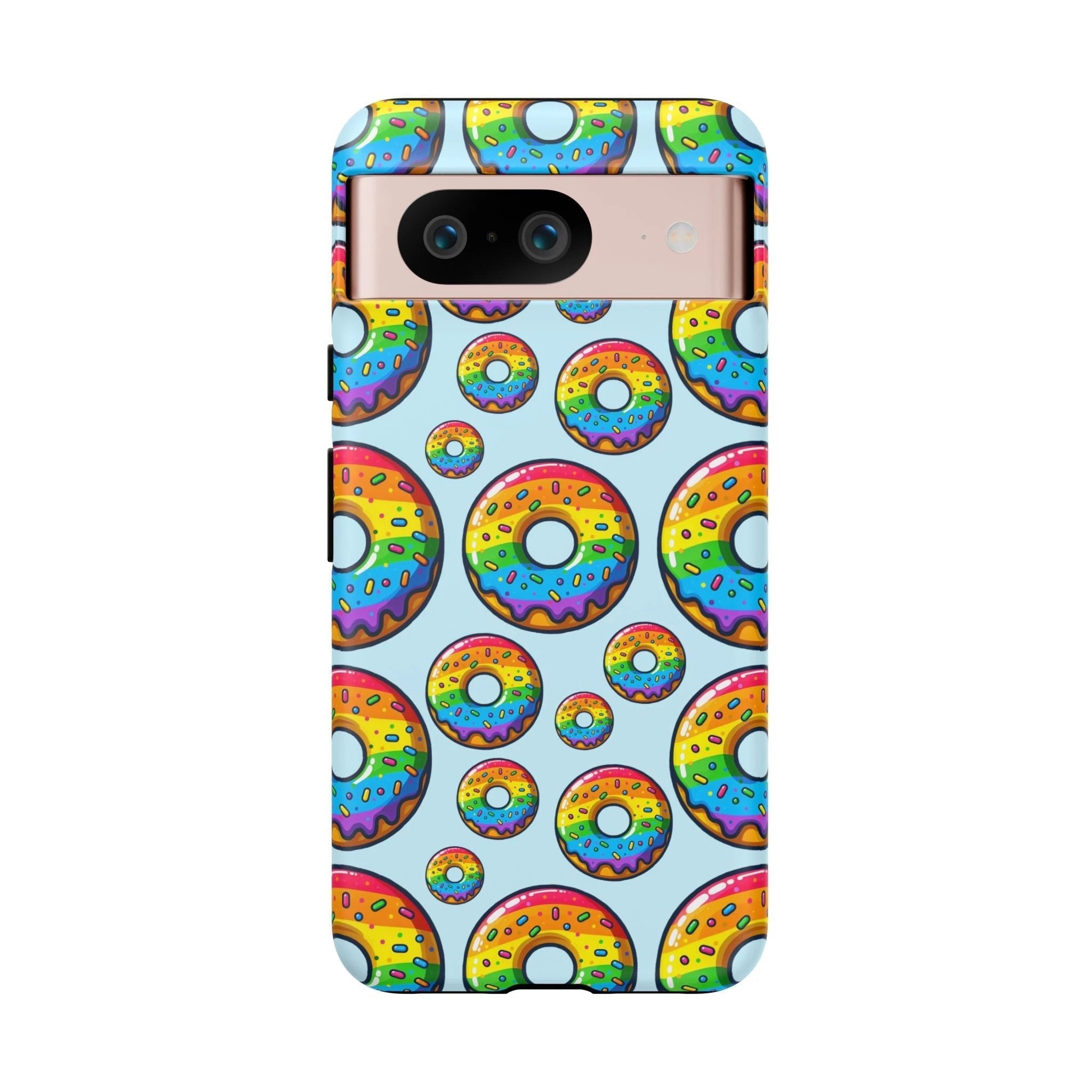 Bespattered Facade Rainbow Sprinkle Donut Tough Case by Bespattered Facade