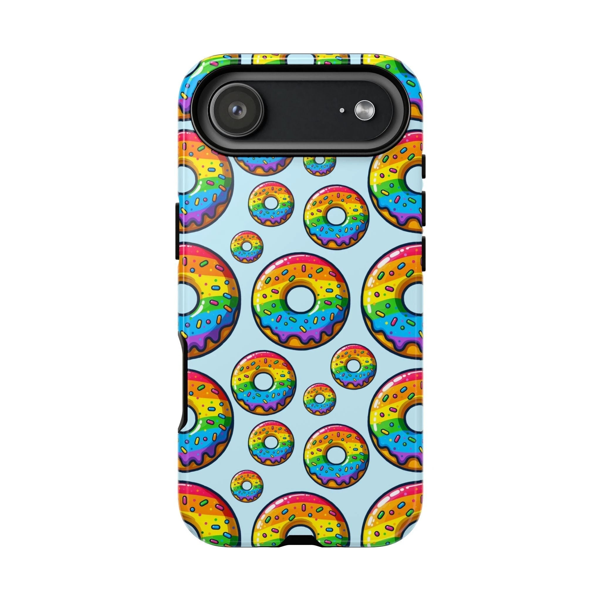 Bespattered Facade Rainbow Sprinkle Donut Tough Case by Bespattered Facade