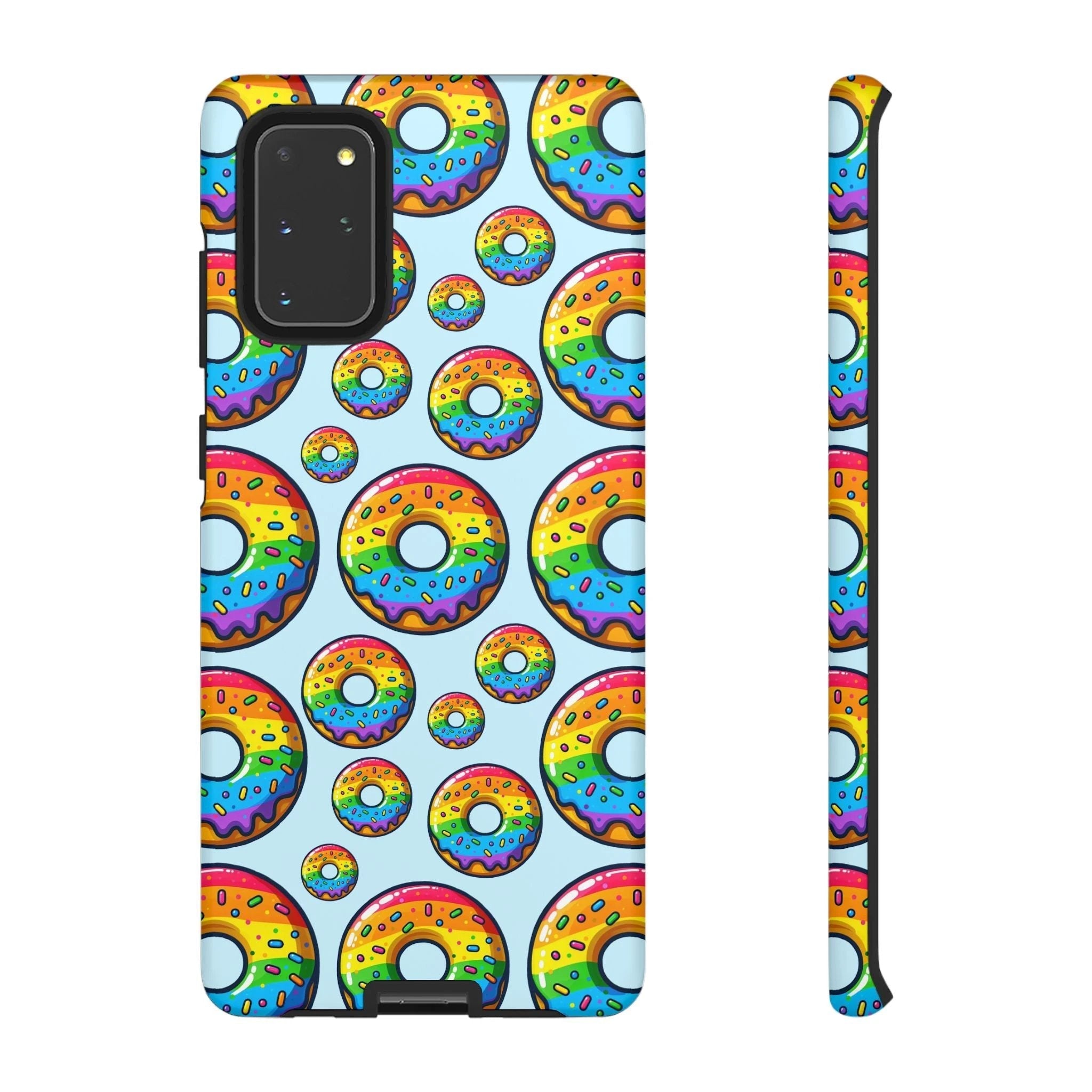 Bespattered Facade Rainbow Sprinkle Donut Tough Case by Bespattered Facade