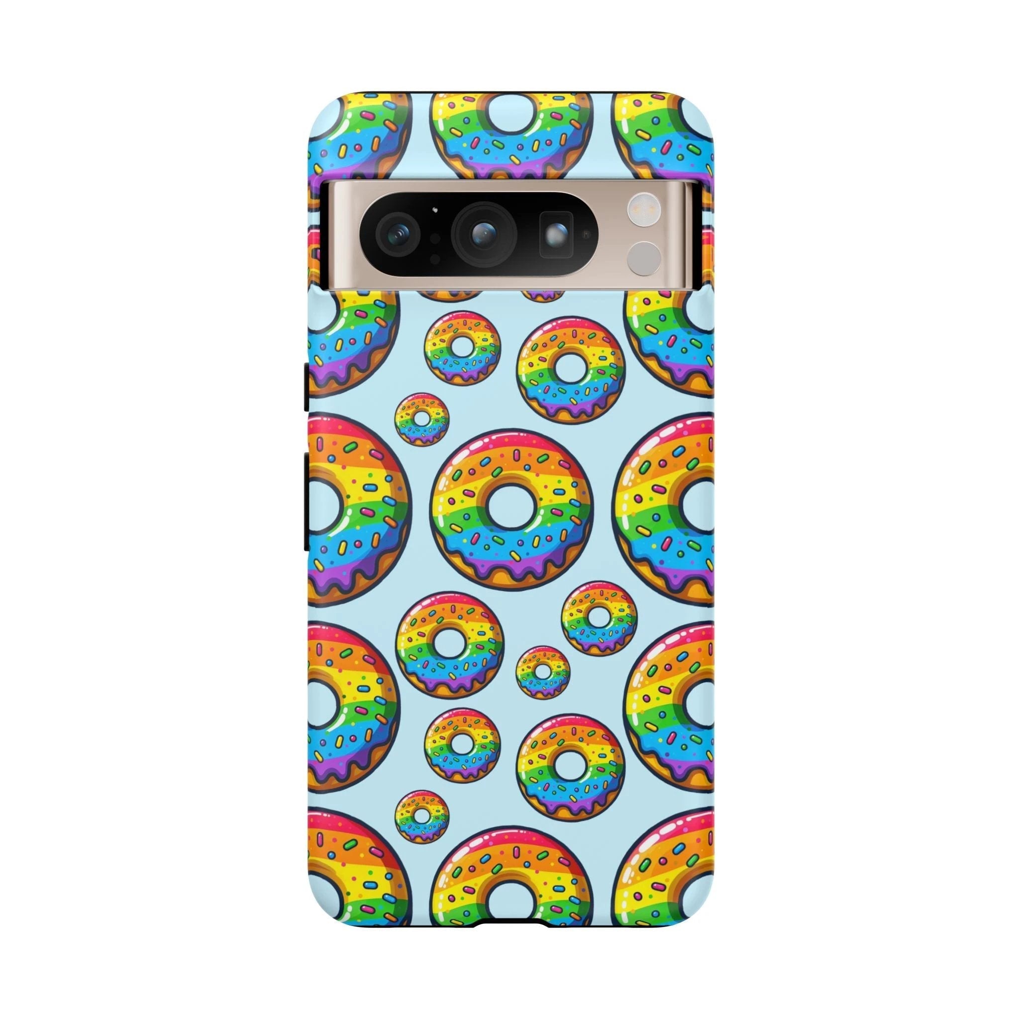 Bespattered Facade Rainbow Sprinkle Donut Tough Case by Bespattered Facade
