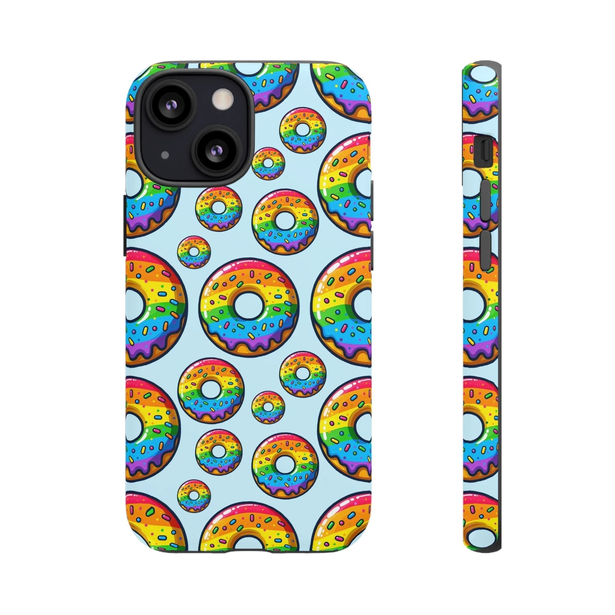 Bespattered Facade Rainbow Sprinkle Donut Tough Case by Bespattered Facade