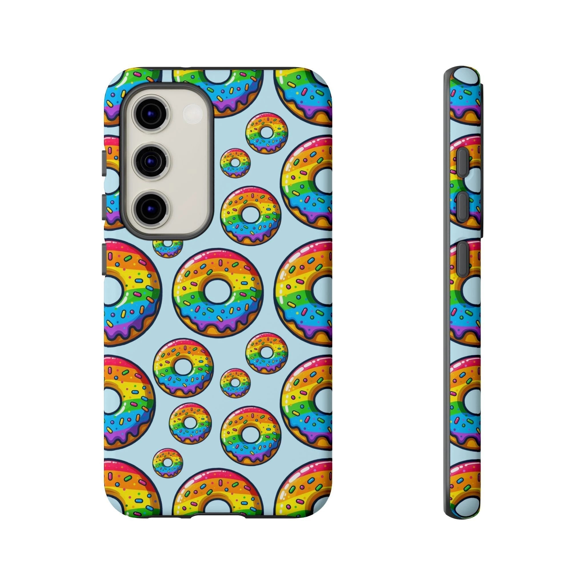 Bespattered Facade Rainbow Sprinkle Donut Tough Case by Bespattered Facade