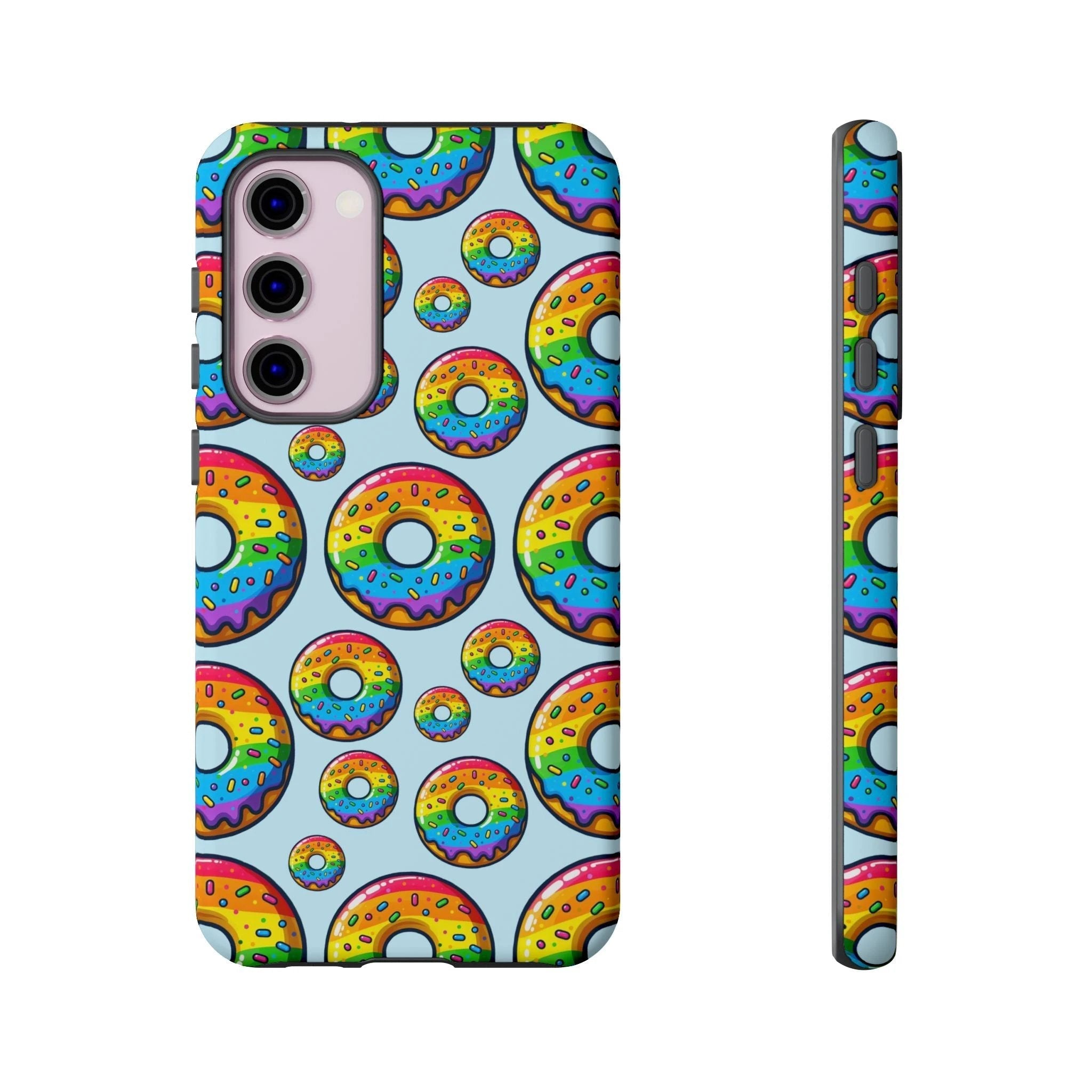 Bespattered Facade Rainbow Sprinkle Donut Tough Case by Bespattered Facade