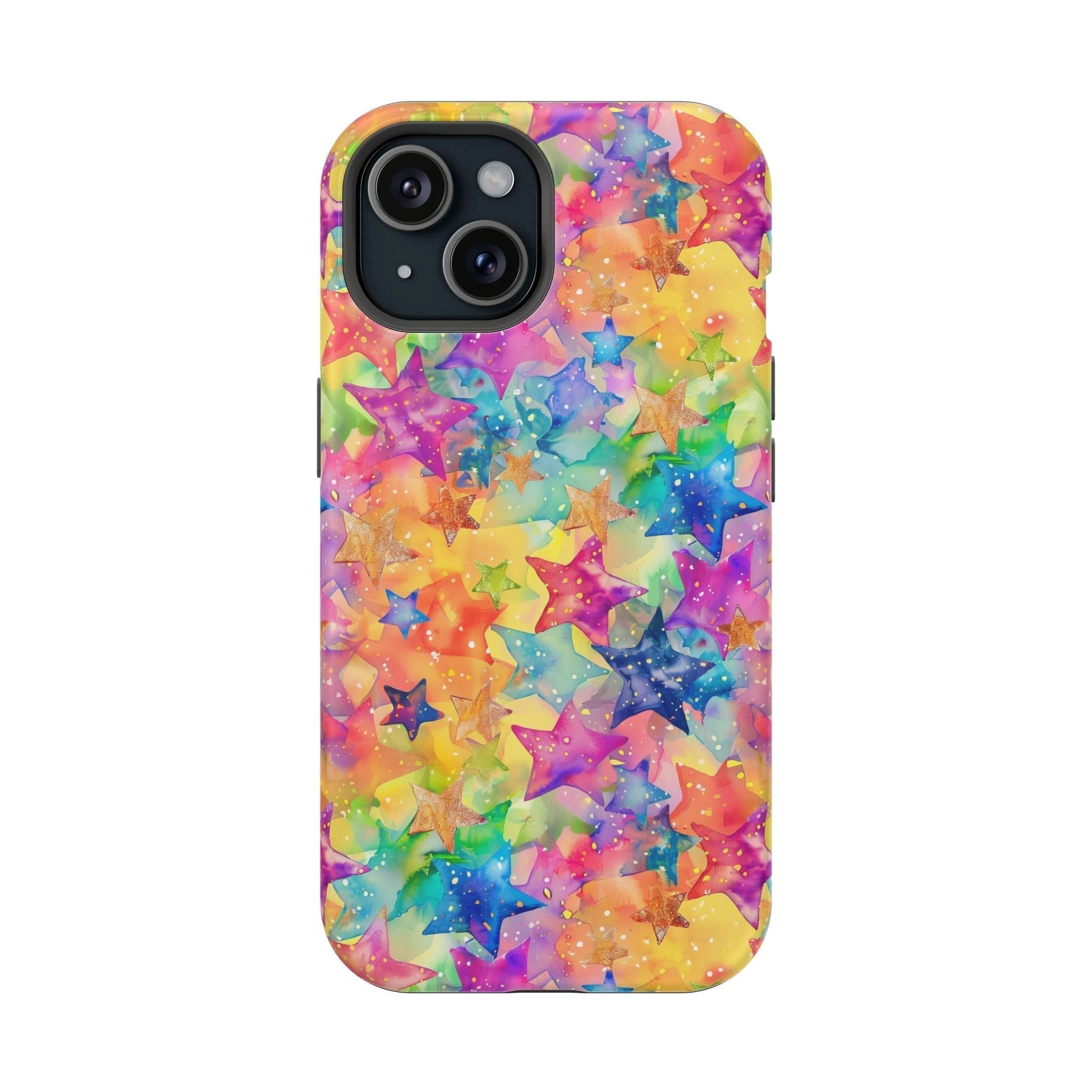 Bespattered Facade Rainbow Stars Impact-Resistant Case by Bespattered Facade