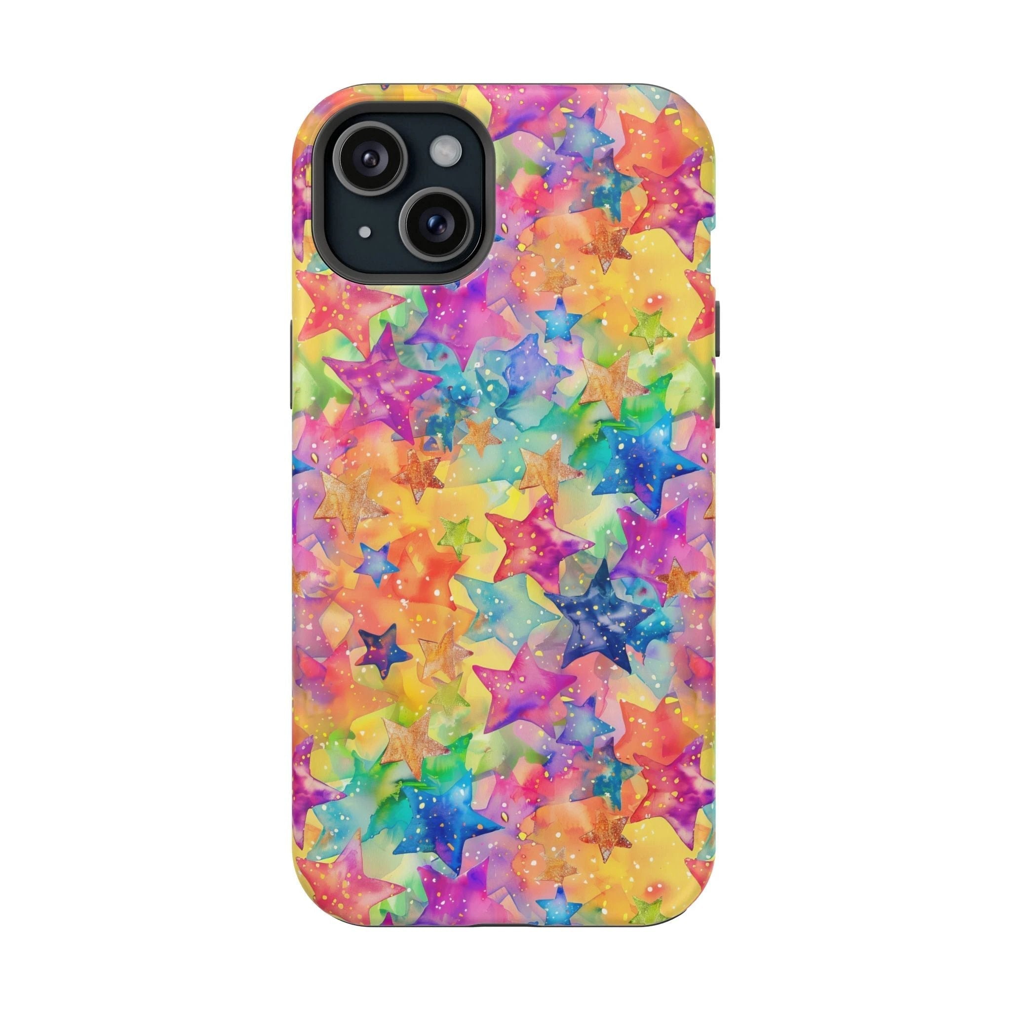 Bespattered Facade Rainbow Stars Impact-Resistant Case by Bespattered Facade