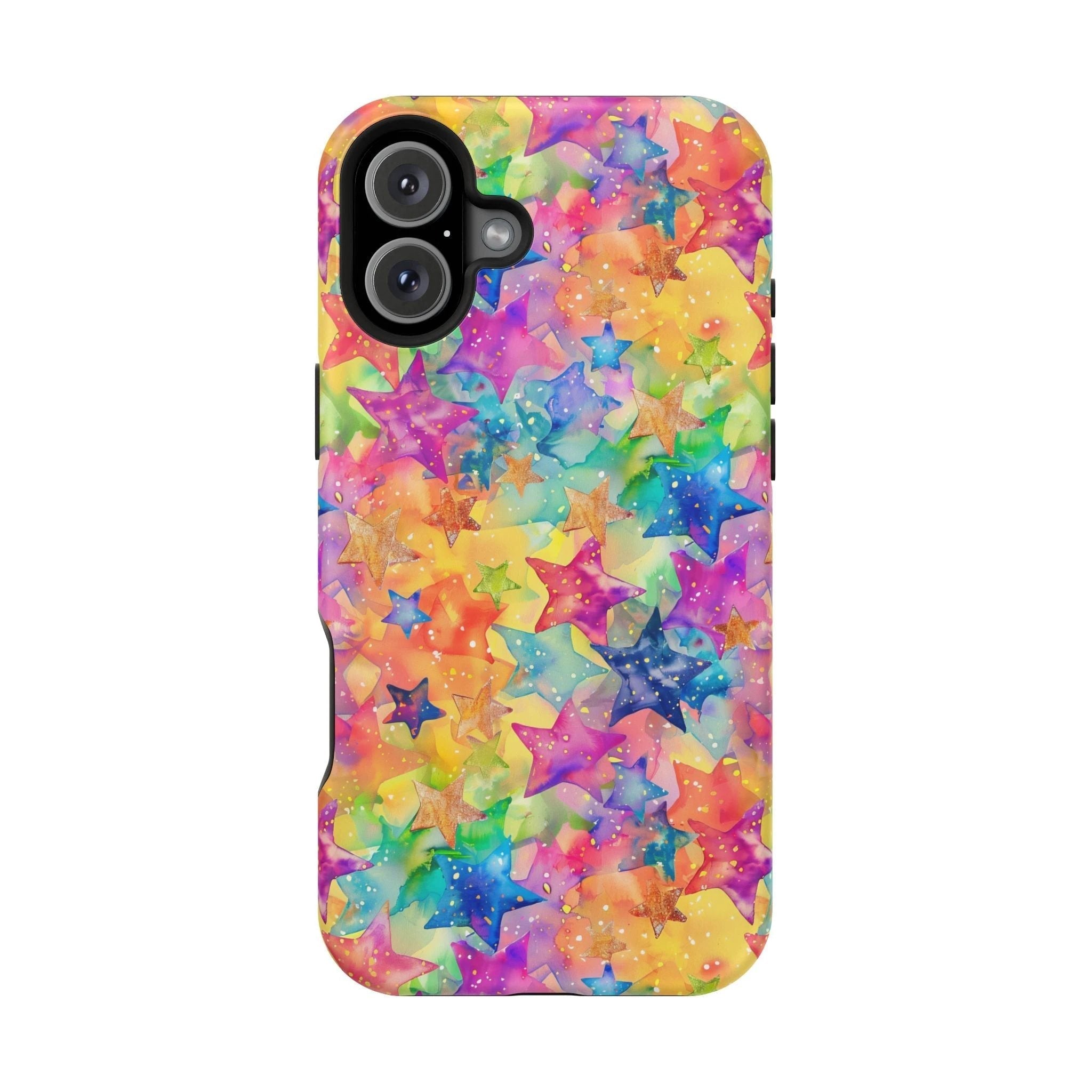 Bespattered Facade Rainbow Stars Impact-Resistant Case by Bespattered Facade