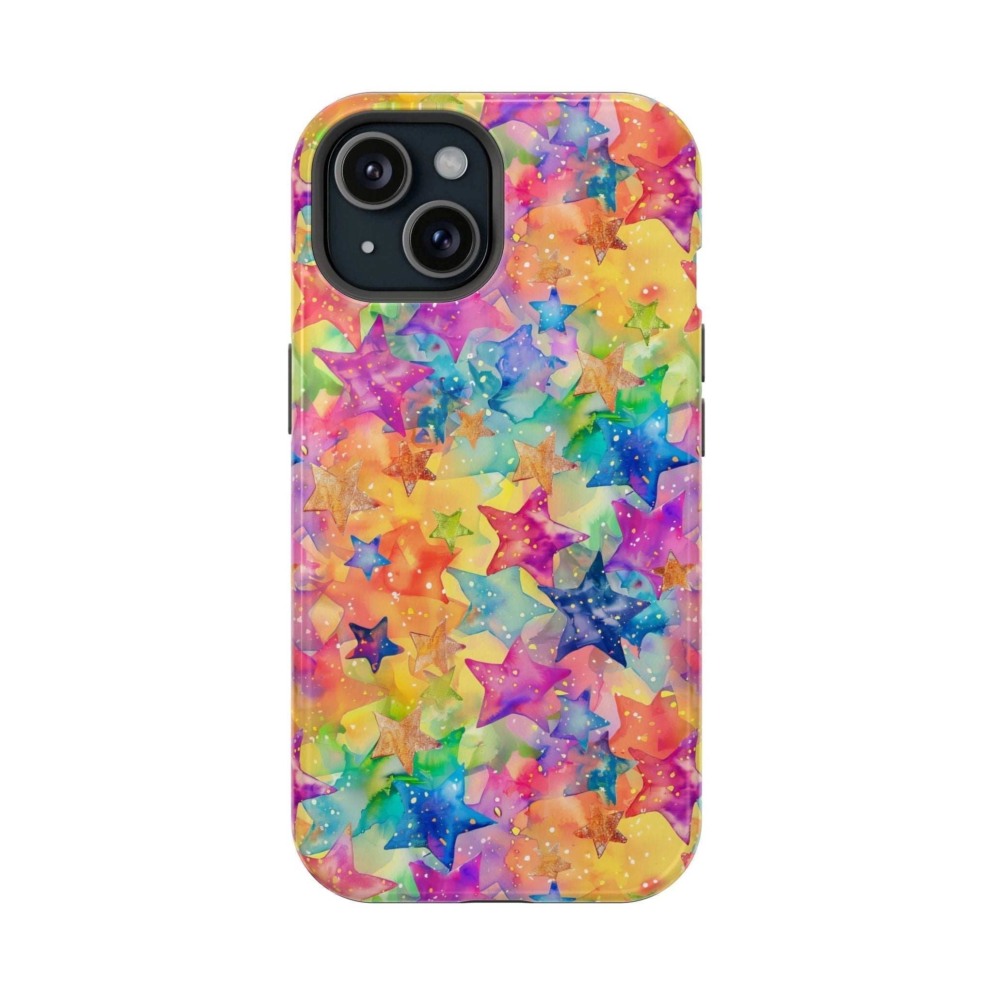 Bespattered Facade Rainbow Stars Impact-Resistant Case by Bespattered Facade