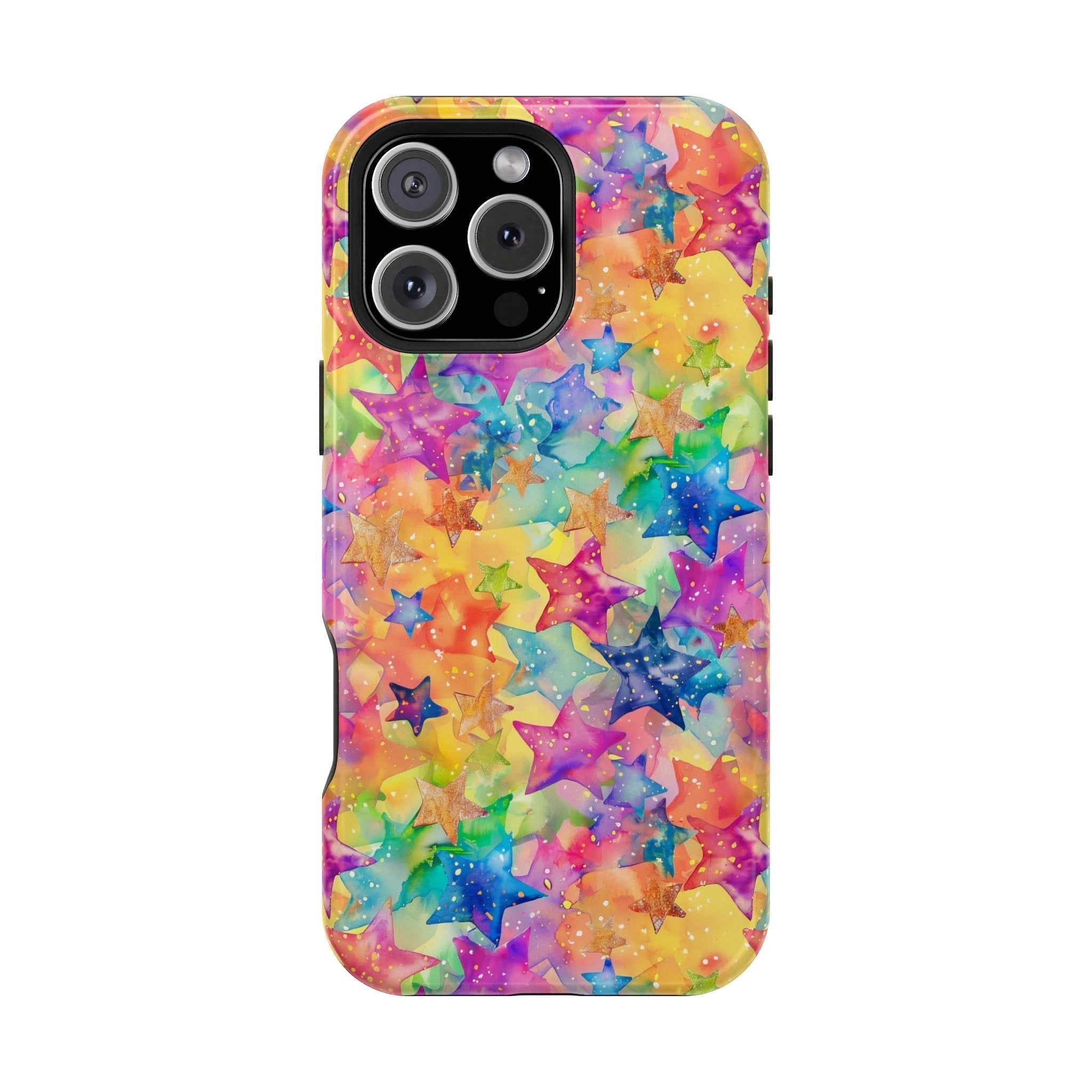 Bespattered Facade Rainbow Stars Impact-Resistant Case by Bespattered Facade