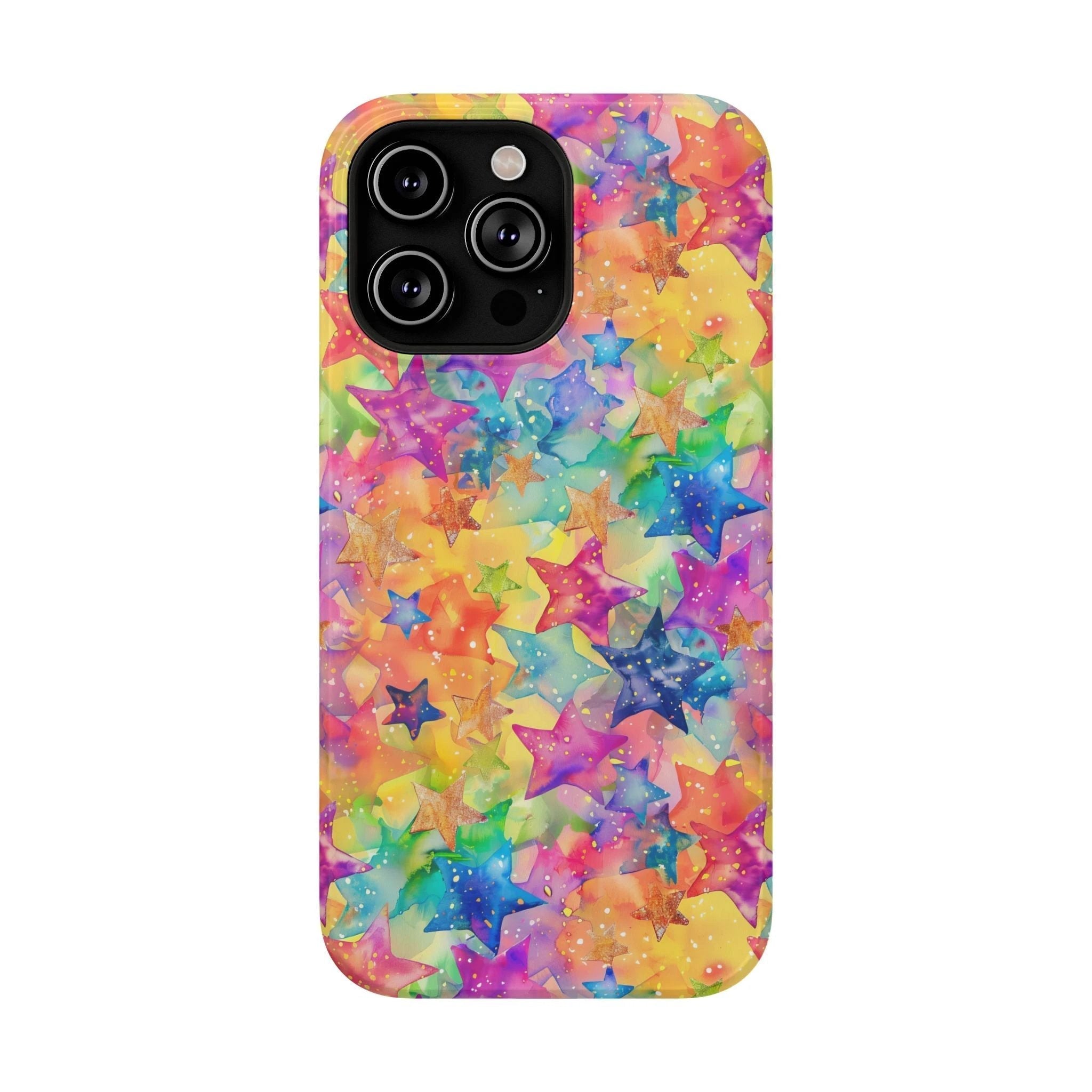 Bespattered Facade Rainbow Stars Impact-Resistant Case by Bespattered Facade