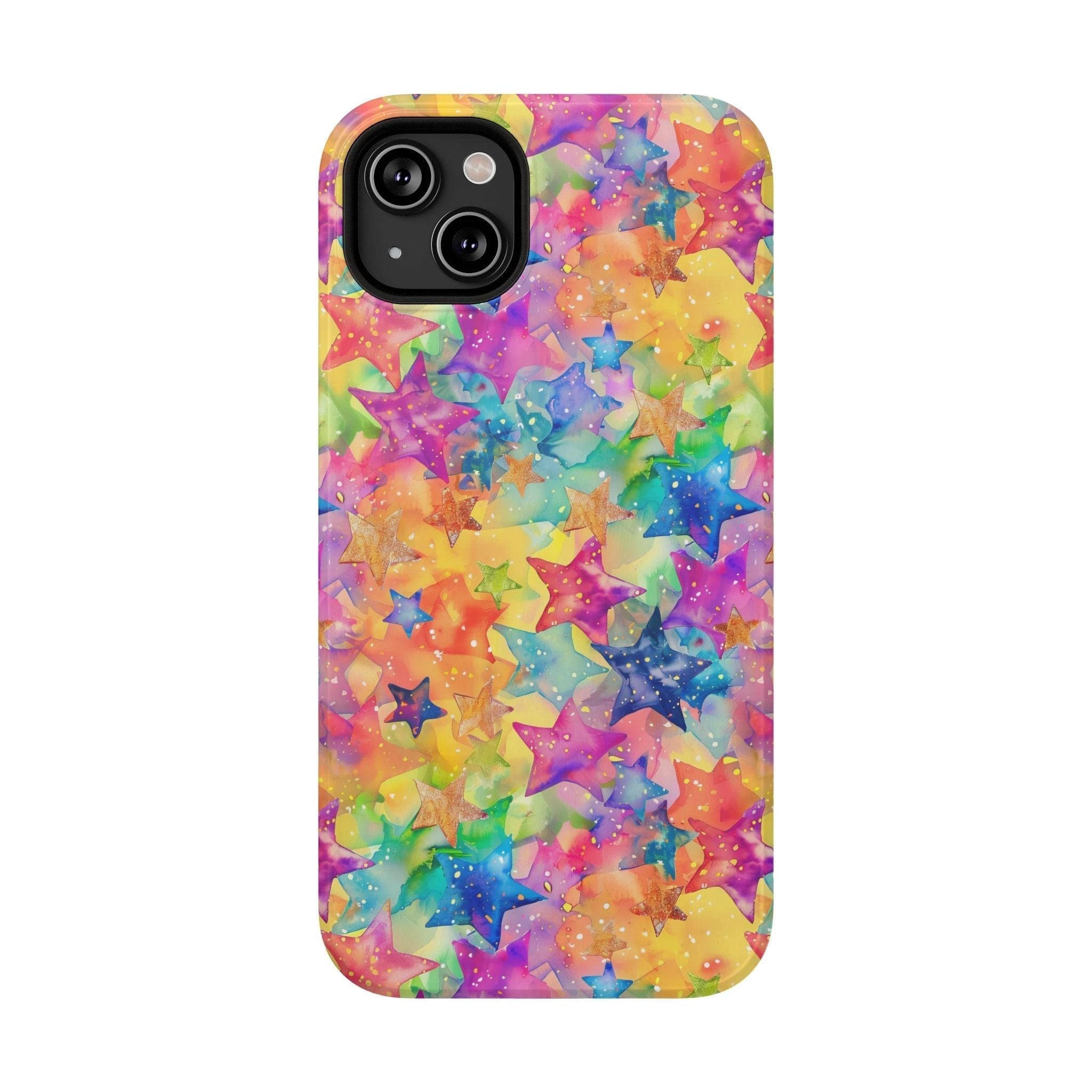 Bespattered Facade Rainbow Stars Impact-Resistant Case by Bespattered Facade