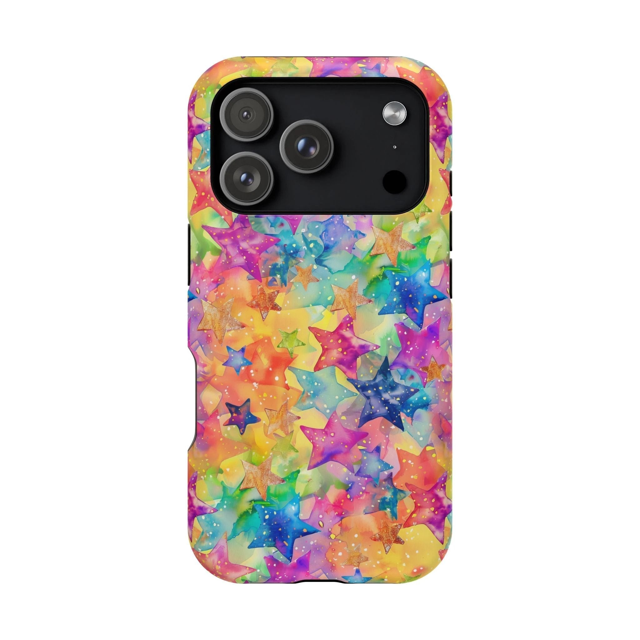 Bespattered Facade Rainbow Stars Impact-Resistant Case by Bespattered Facade