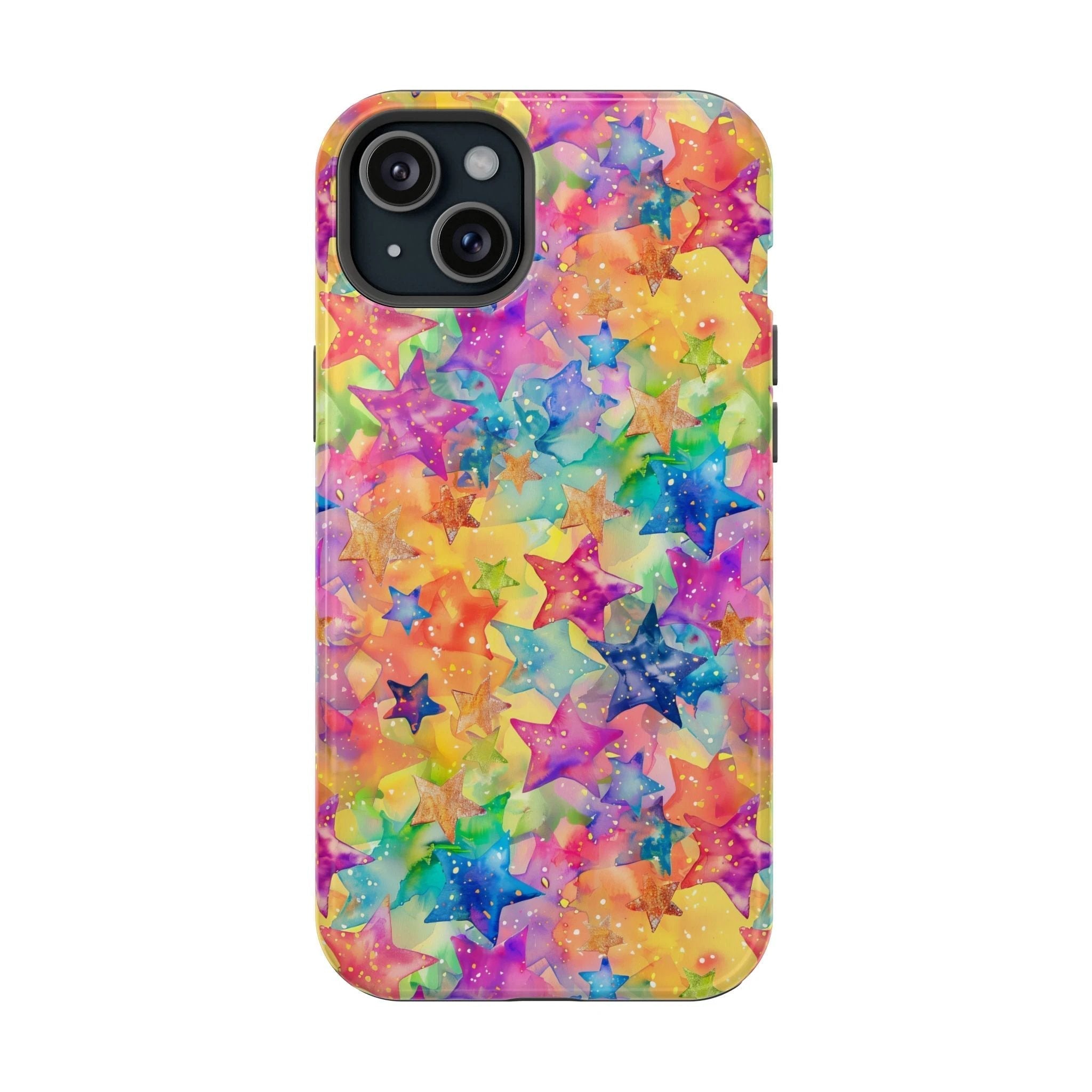 Bespattered Facade Rainbow Stars Impact-Resistant Case by Bespattered Facade