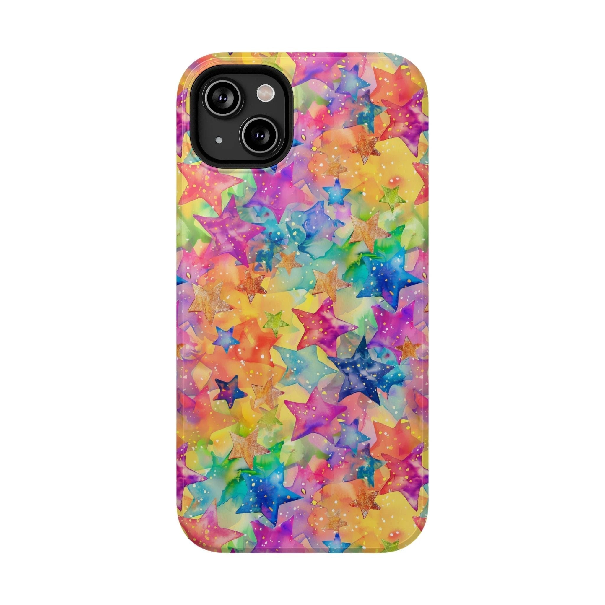 Bespattered Facade Rainbow Stars Impact-Resistant Case by Bespattered Facade