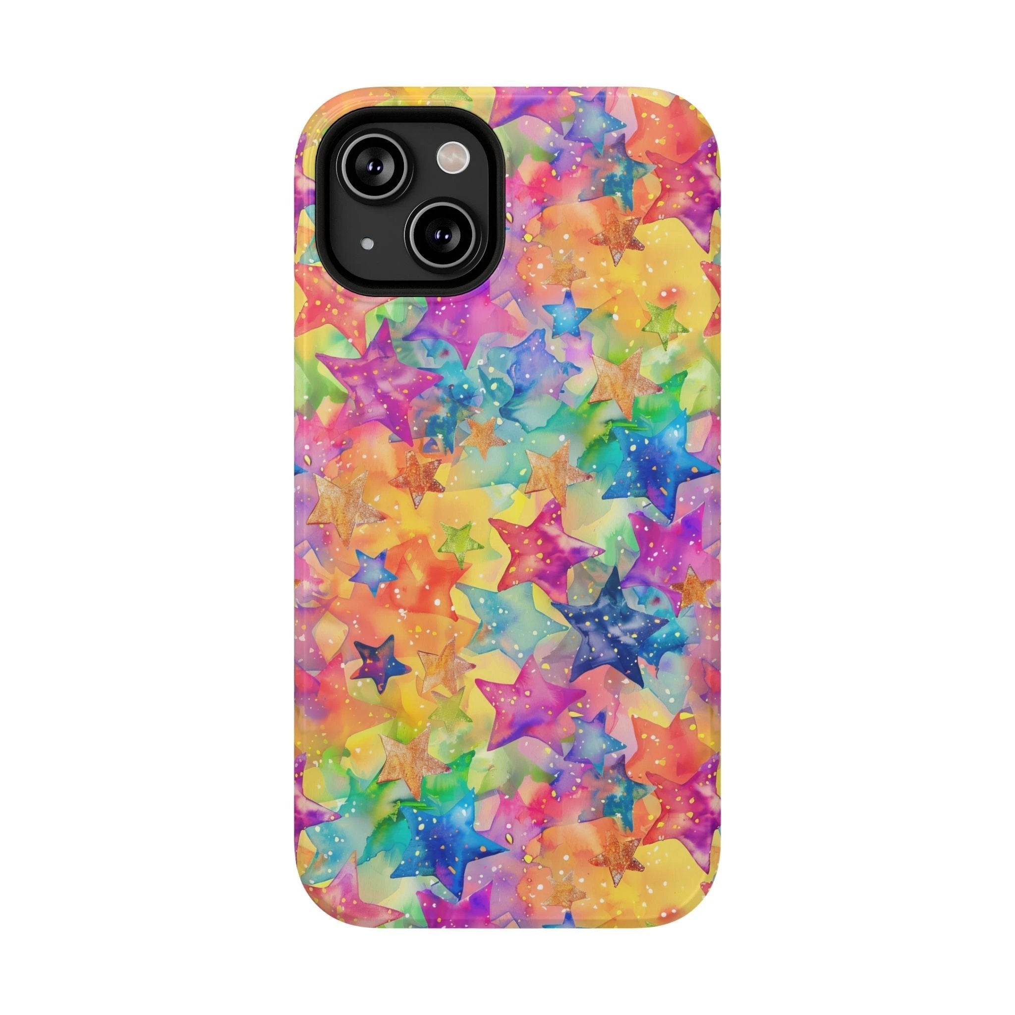 Bespattered Facade Rainbow Stars Impact-Resistant Case by Bespattered Facade