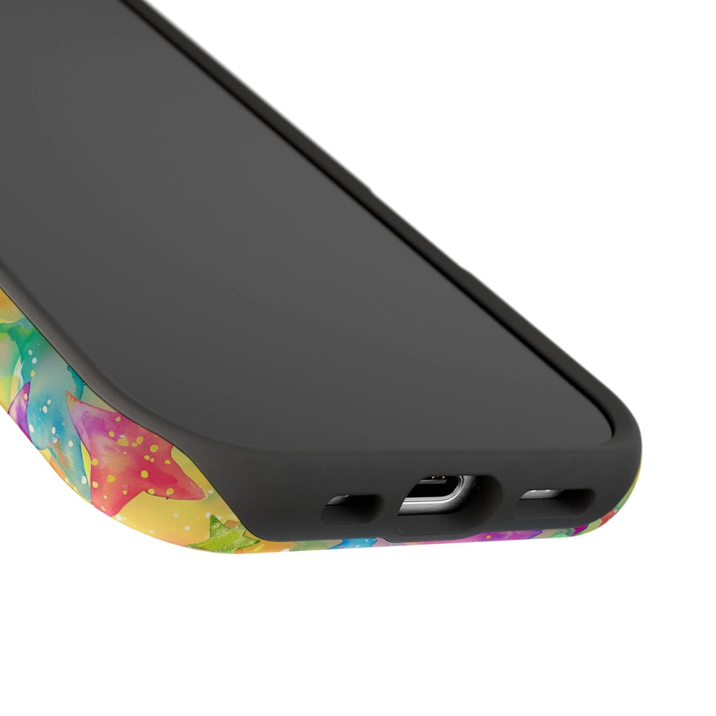 Bespattered Facade Rainbow Stars Impact-Resistant Case by Bespattered Facade