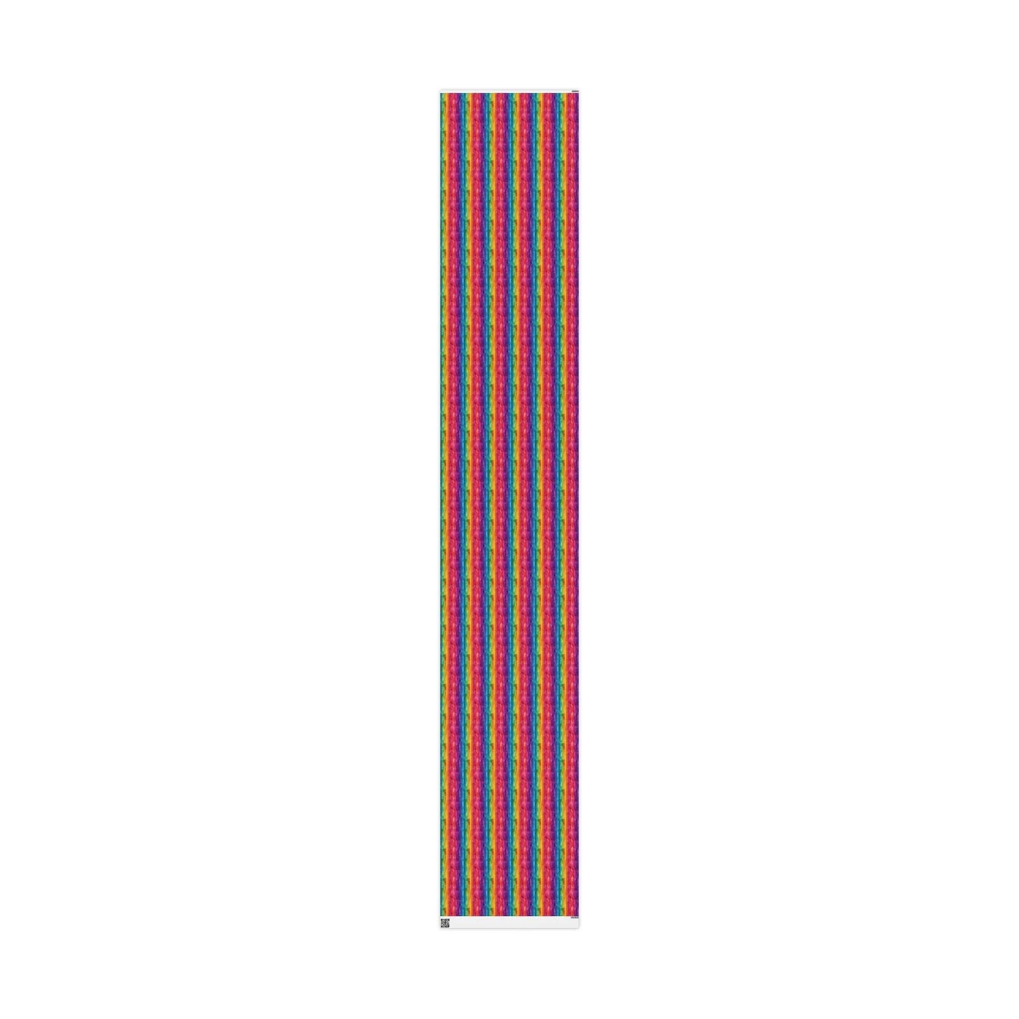 Bespattered Facade Rainbow Stripes Wrapping Paper | Three Sizes | Glossy or Matte by Bespattered Facade