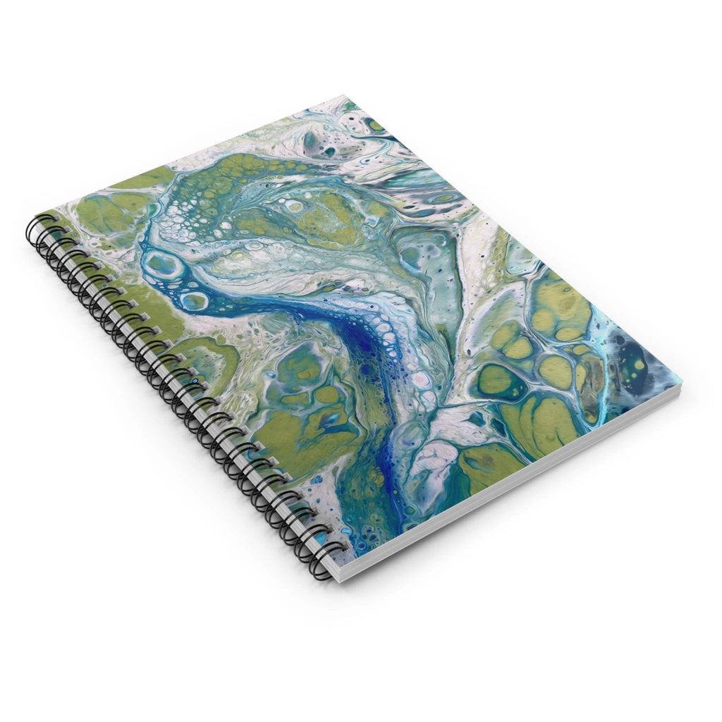 Bespattered Facade Sea Turtle Spiral Notebook - Lined Pages by Bespattered Facade