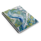Bespattered Facade Sea Turtle Spiral Notebook - Lined Pages by Bespattered Facade