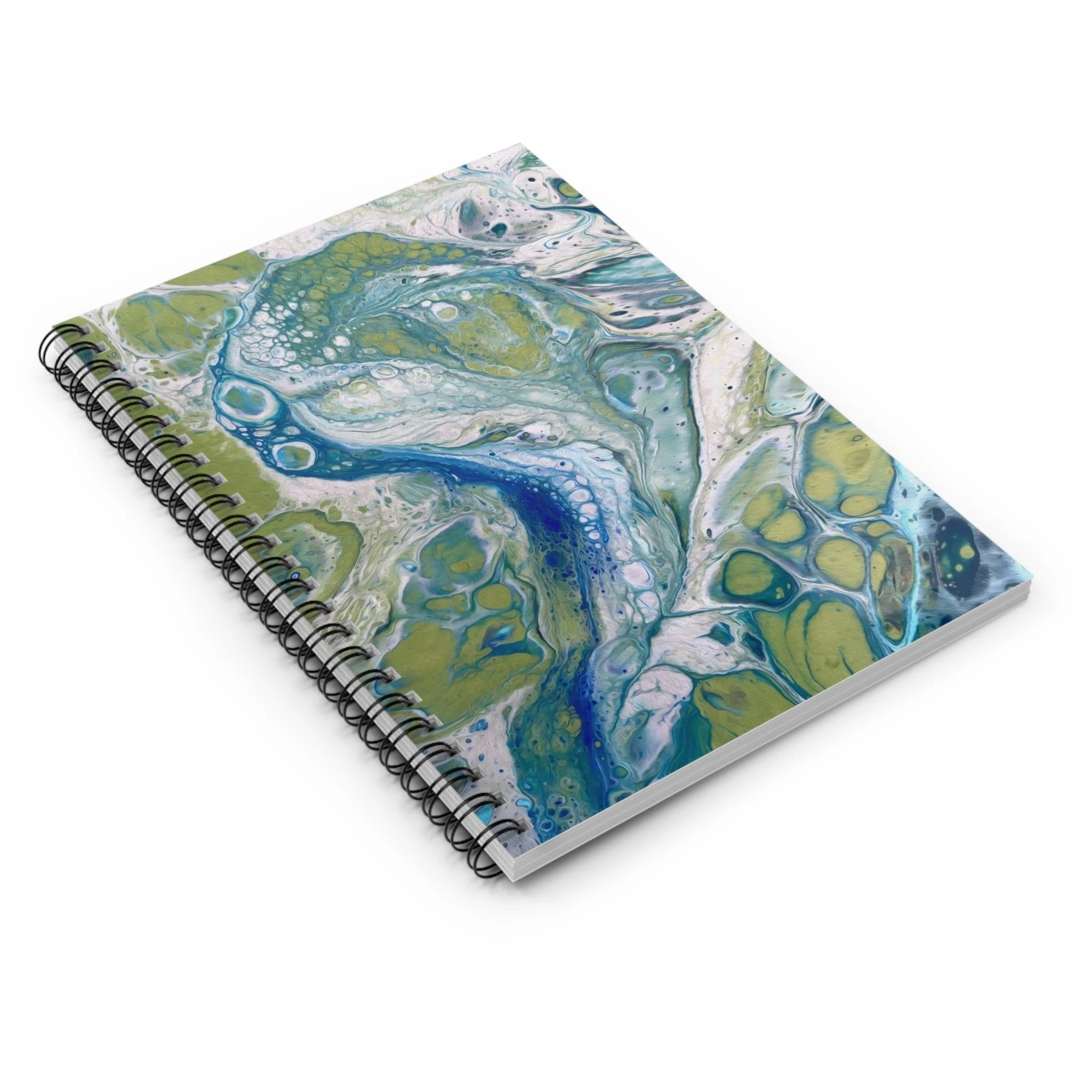 Bespattered Facade Sea Turtle Spiral Notebook - Lined Pages by Bespattered Facade
