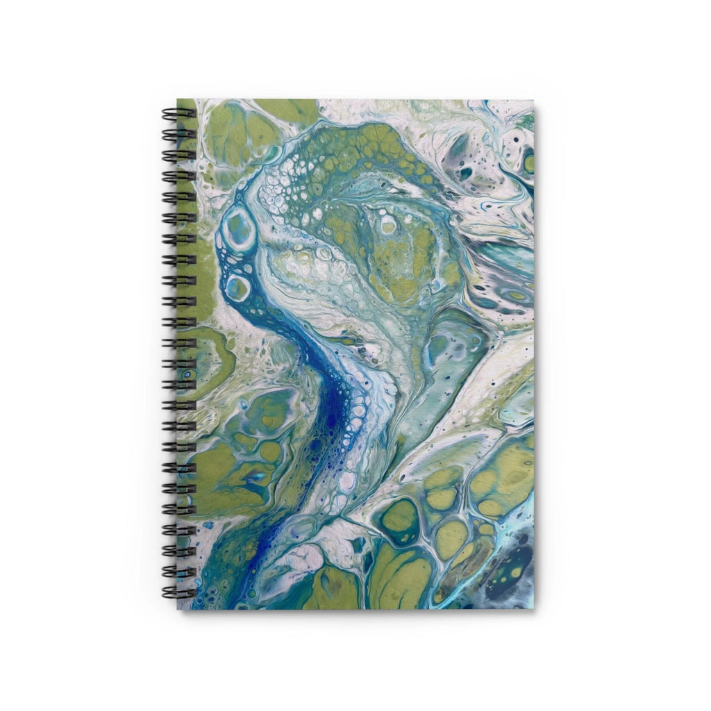Bespattered Facade Sea Turtle Spiral Notebook - Lined Pages by Bespattered Facade