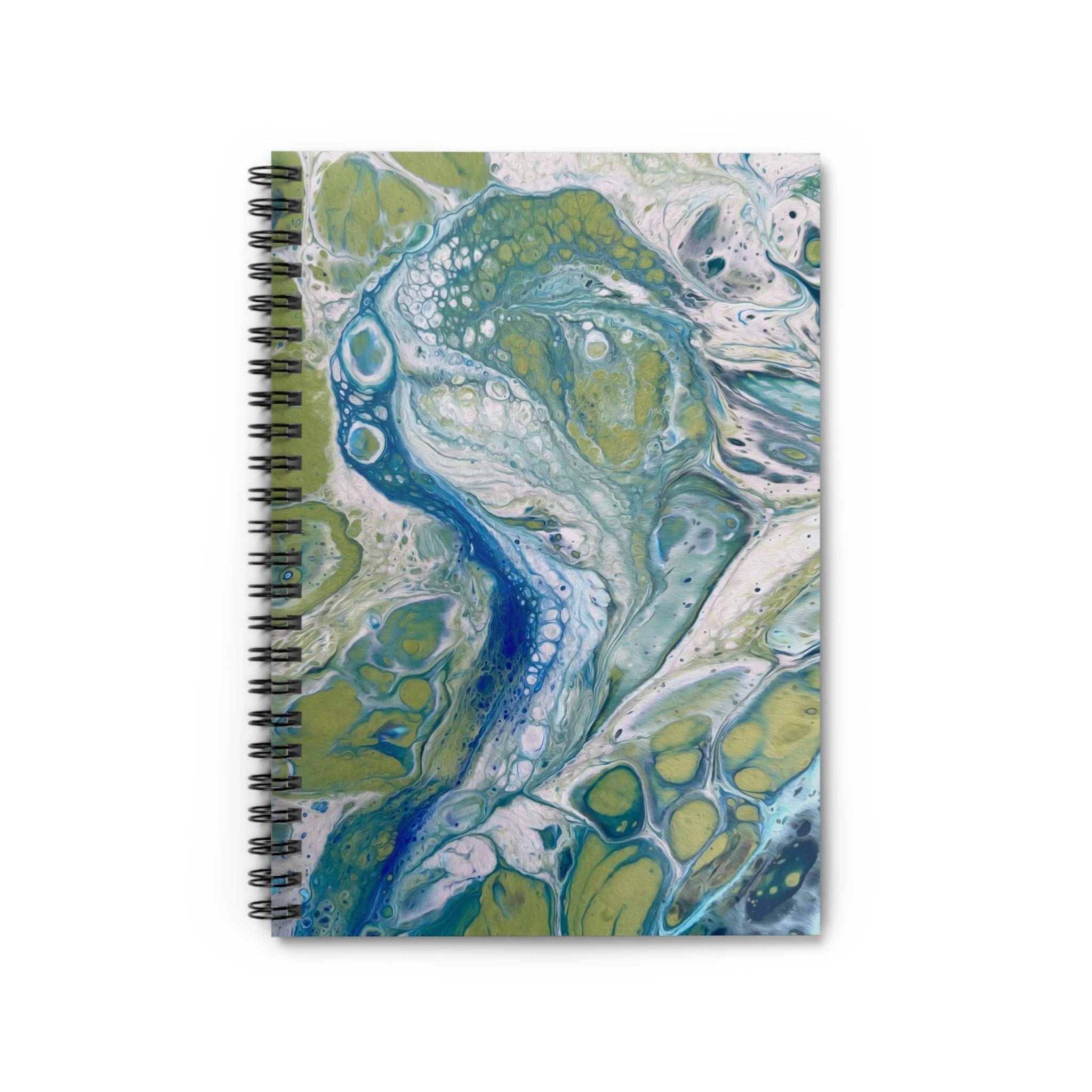 Bespattered Facade Sea Turtle Spiral Notebook - Lined Pages by Bespattered Facade