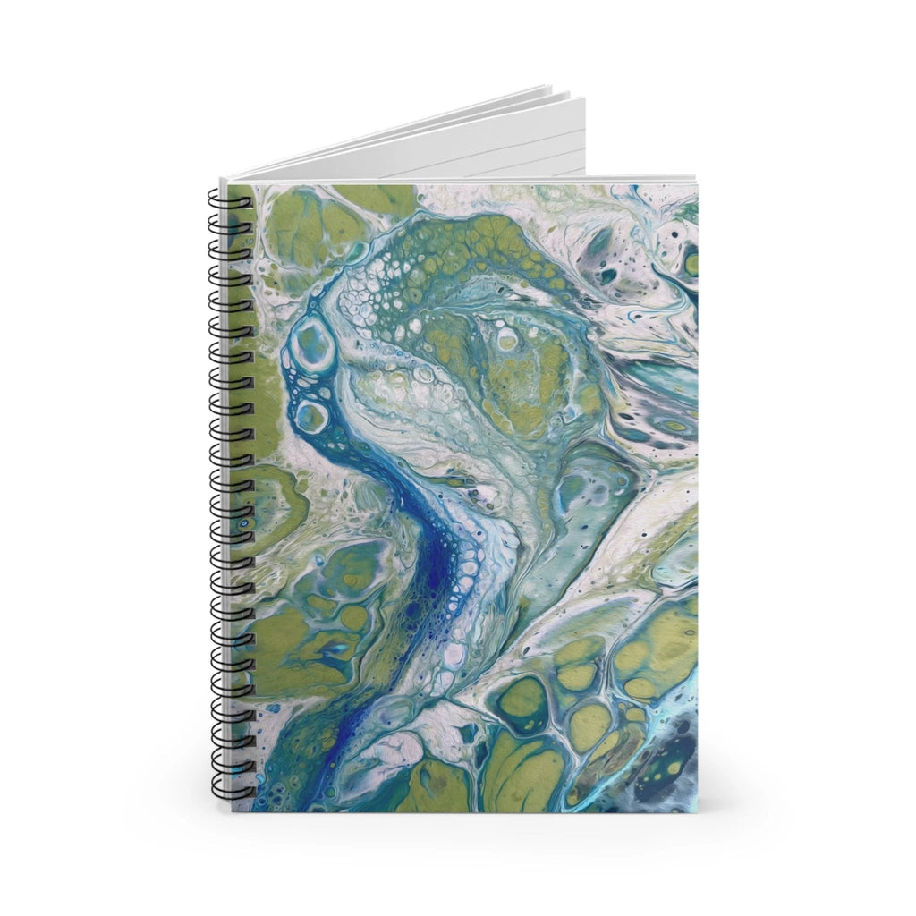 Bespattered Facade Sea Turtle Spiral Notebook - Lined Pages by Bespattered Facade