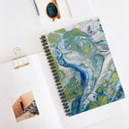 Bespattered Facade Sea Turtle Spiral Notebook - Lined Pages by Bespattered Facade