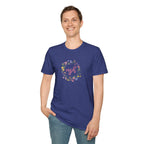 Bespattered Facade "Ugh" Floral Unisex Softstyle T-Shirt by Bespattered Facade