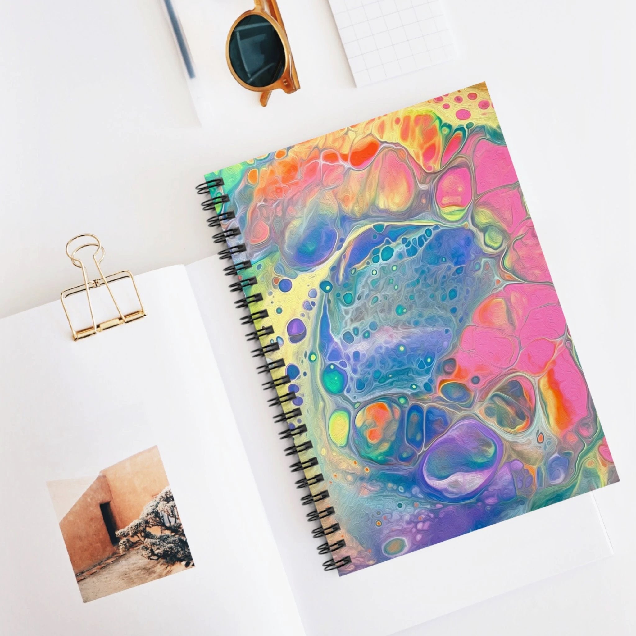 Bespattered Facade Unicorn Spiral Notebook - Lined Pages by Bespattered Facade