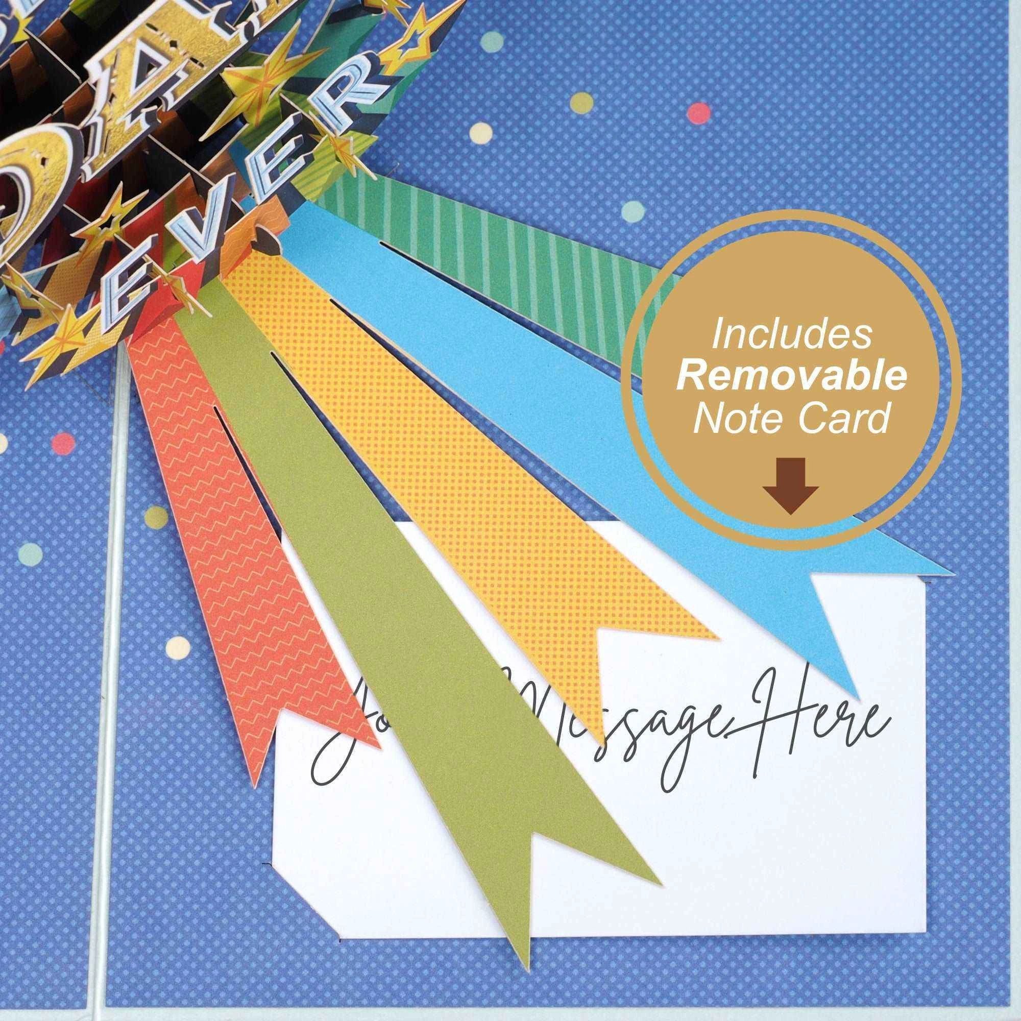 Best Dad Award Pop Up Card by Paper Love