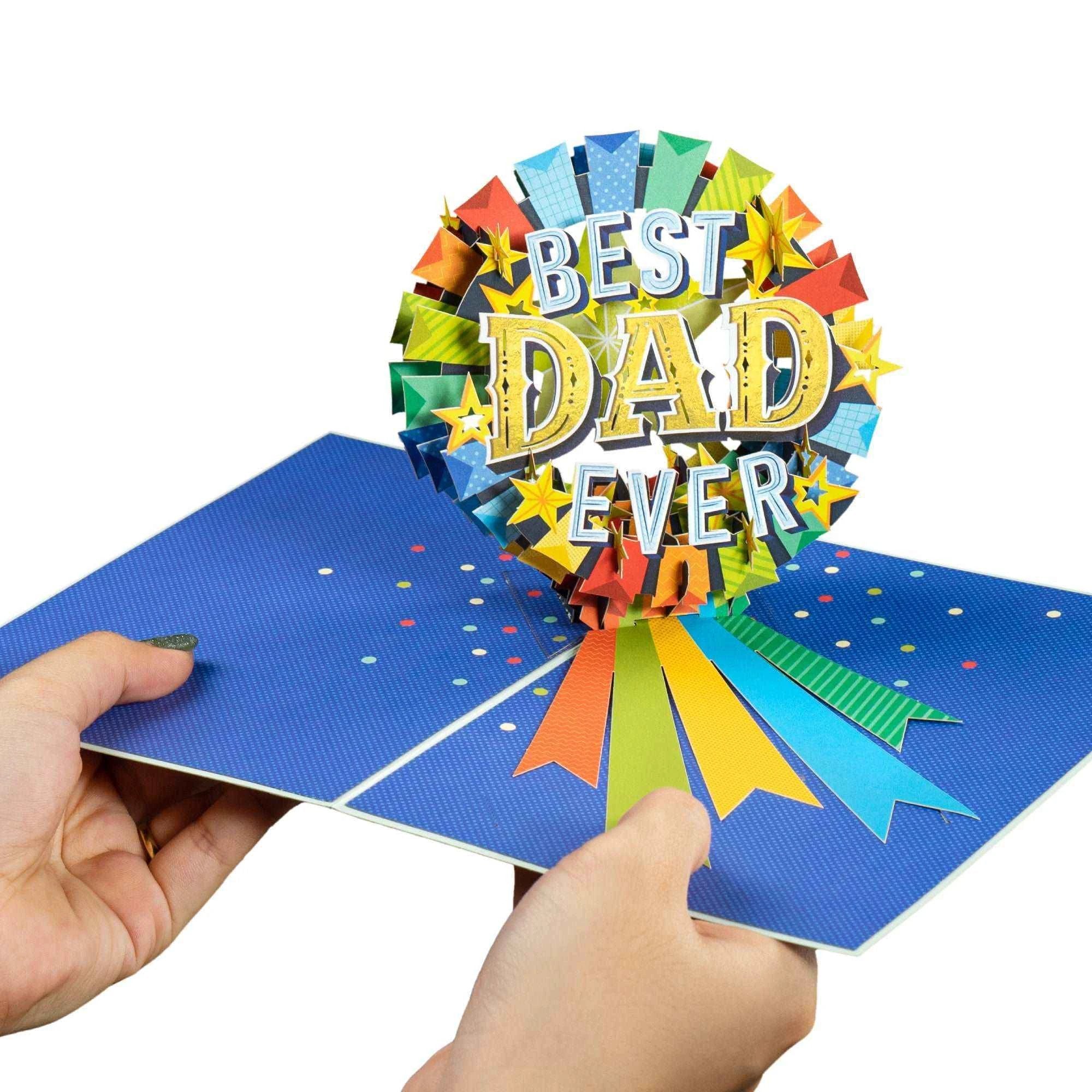 Best Dad Award Pop Up Card by Paper Love