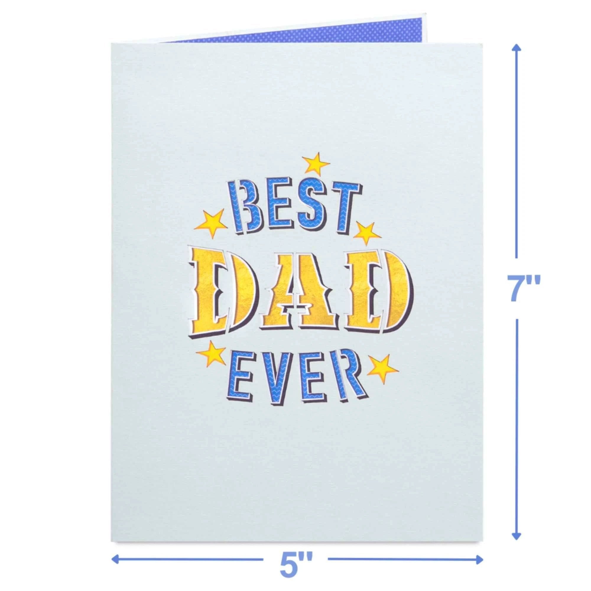 Best Dad Award Pop Up Card by Paper Love