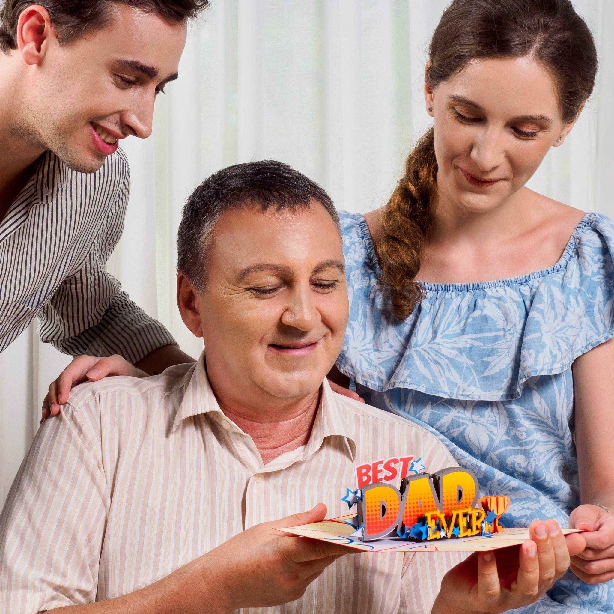 Best Dad Pop Up Card by Paper Love