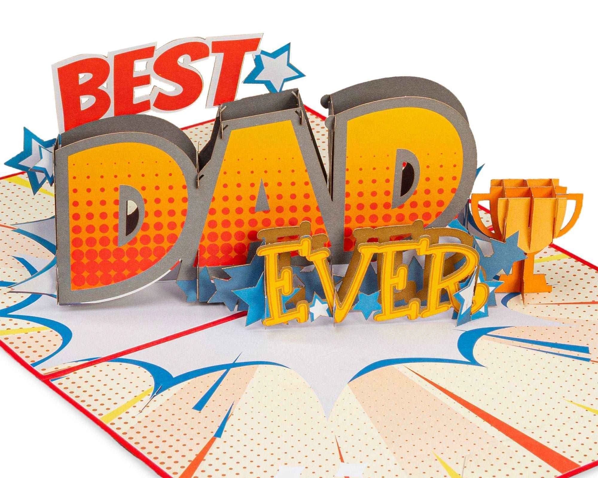 Best Dad Pop Up Card by Paper Love