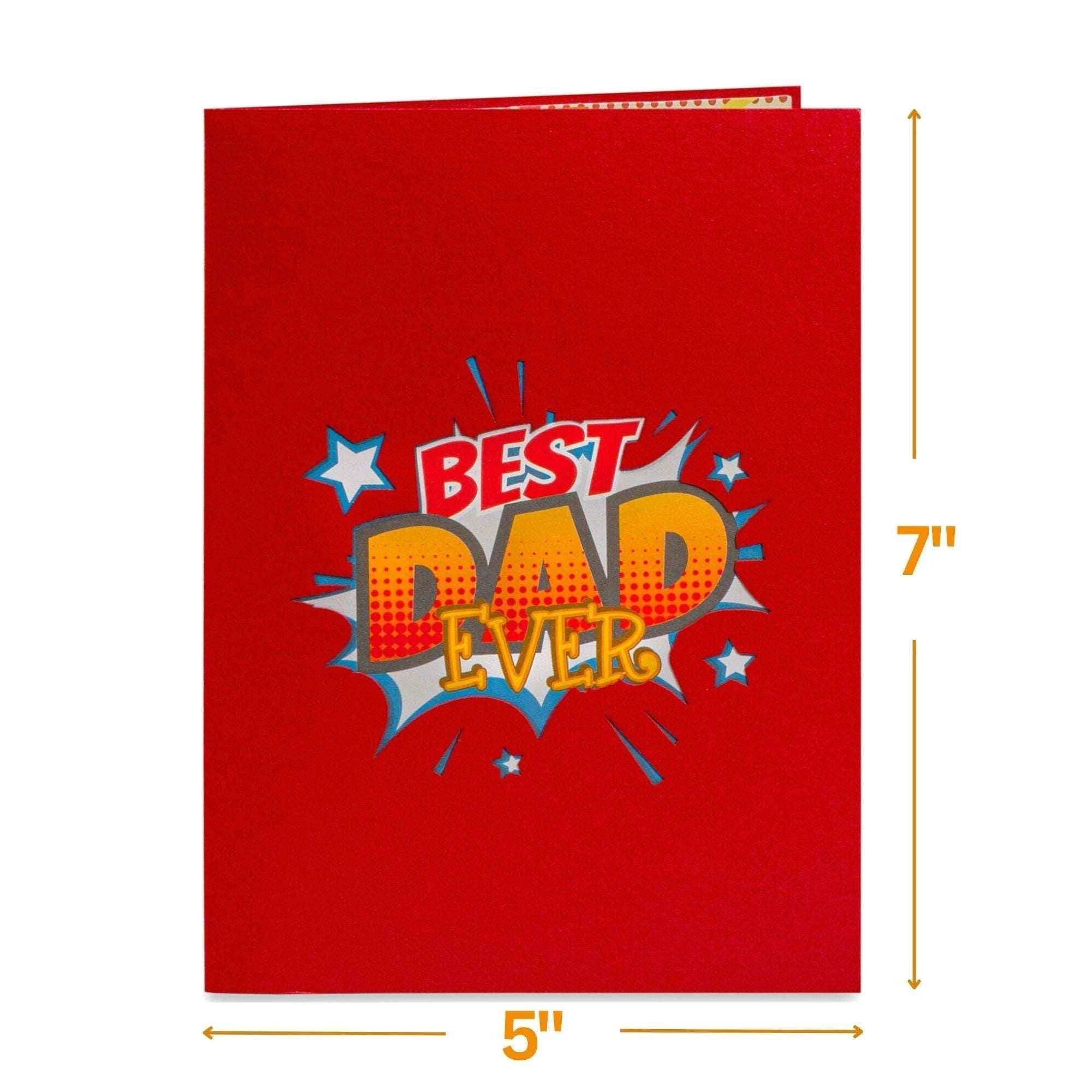 Best Dad Pop Up Card by Paper Love