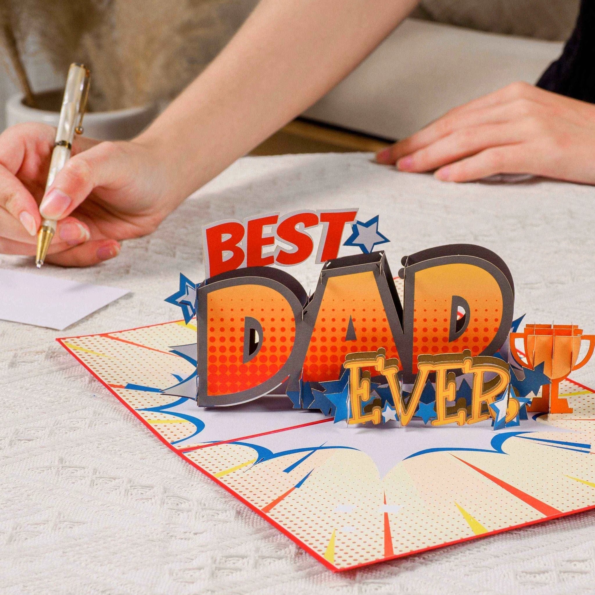 Best Dad Pop Up Card by Paper Love