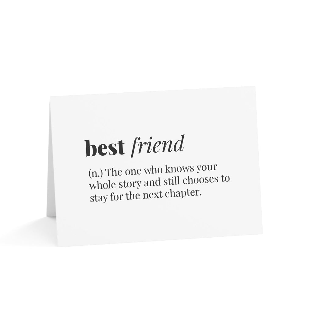 Best friend minimalist definition Greeting Card | Friendship note card Paper products La Vie Bien Best friend minimalist definition Greeting Card | Friendship note card