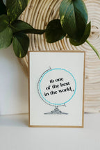 Best in the World Greeting Card by Rosies Boutique Haiti