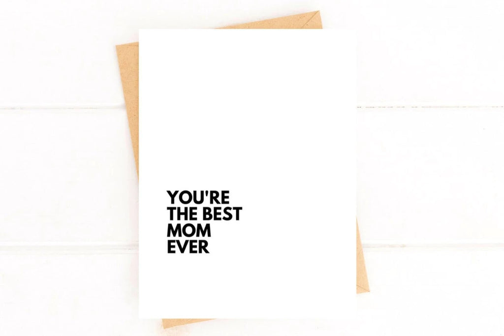 Best Mom Ever Mother's Day Card by Five Dot Post