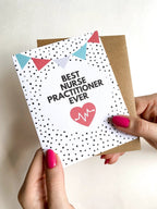 Best Nurse Practitioner Ever Card – Appreciation Thank You Greeting for NP by Five Dot Post