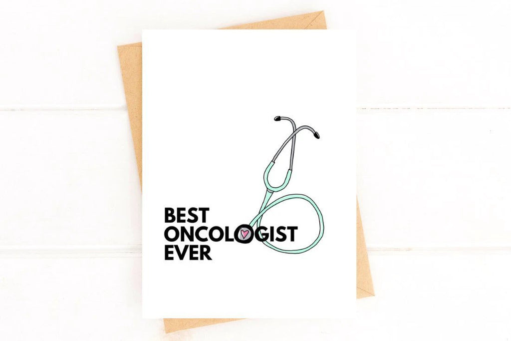 Best Oncologist Ever Card Doctor Thank You by Five Dot Post