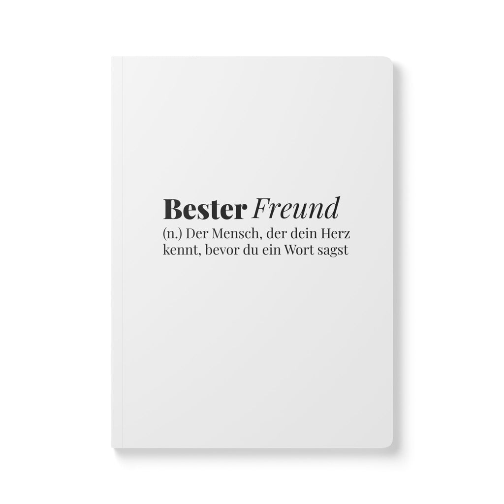Bester Freund definition journal - Softcover Notebook, German friendship quote Paper products La Vie Bien Bester Freund definition journal - Softcover Notebook, German friendship quote
